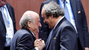FIFA  Sepp Blatter Michel Platini (foto:Mchael Buholzer/AFP)