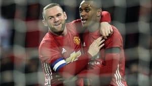 Rooney e Martial - Manchester United x West Ham