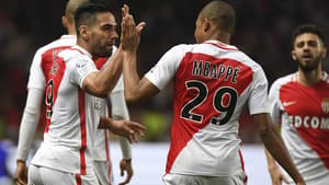 Falcao e Mbappé - Monaco x Lille