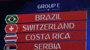 Sorteio da Copa&nbsp; definiu que grupo do Brasil trará Suíça, Costa Rica e Sérvia