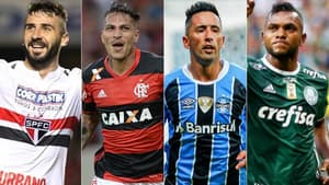 Pratto, Guerrero, Barrios e Borja são alguns gringos de destaque no Brasil. Veja até quando duram seus contratos