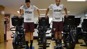 Anderson Martins e Diego Souza treinam no São Paulo