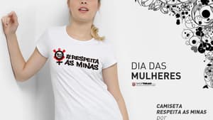 O Corinthians lançou uma camisa especial em homenagem ás mulheres