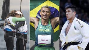 Martine Grael e Kahena Kunze; Autobeli dos Santos e Eduardo Yudy, todos medalhistas de ouro, ajudaram o Brasil a quebrar o recorde de 52 medalhas douradas de Toronto 2015.&nbsp;