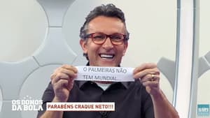 Neto provoca Palmeiras com bilhete em bolo de aniversário