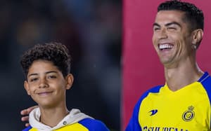 Filho de Cristiano Ronaldo marca hat-trick contra Al-Hilal em partida sub-15