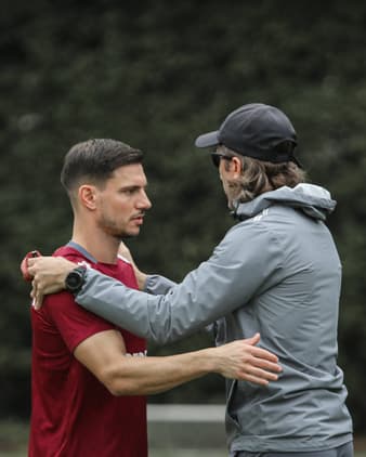 São Paulo treinando