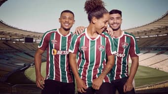 Nova camisa do Fluminense - uniforme 1 - André e Martinelli