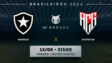 NOTA-FICHA - Botafogo x Atlético-GO