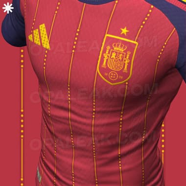 Suposto novo uniforme da Espanha para a Copa do Mundo 2026 (Foto: Reprodução/Footy Headlines)