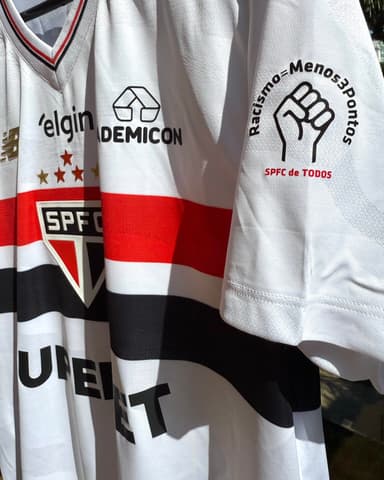 Camisa do São Paulo com campanha