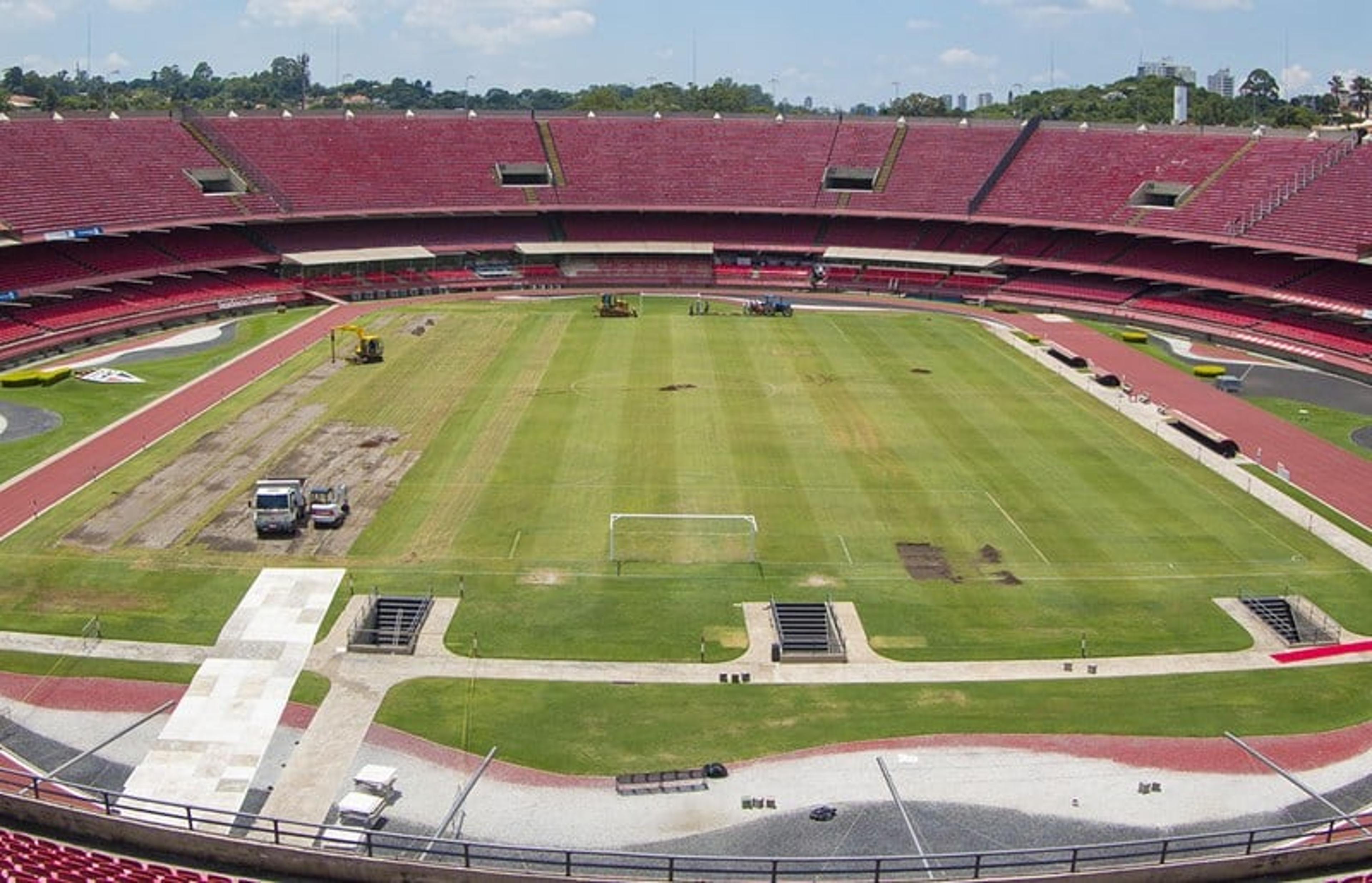 São Paulo faz reforma no Morumbi e diminui tamanho do campo