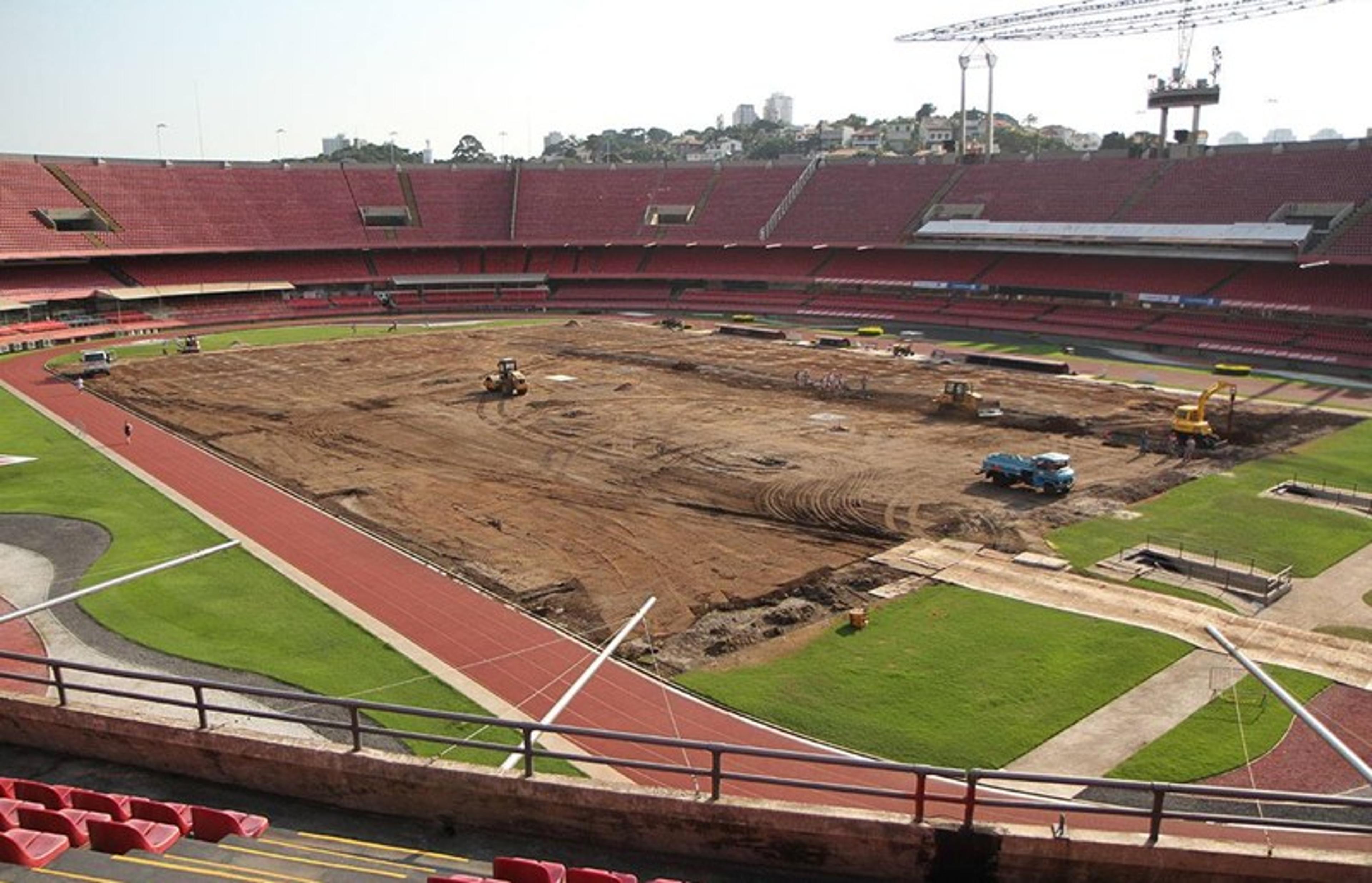 Engenheiro assegura que obras do Morumbi estão dentro do prazo