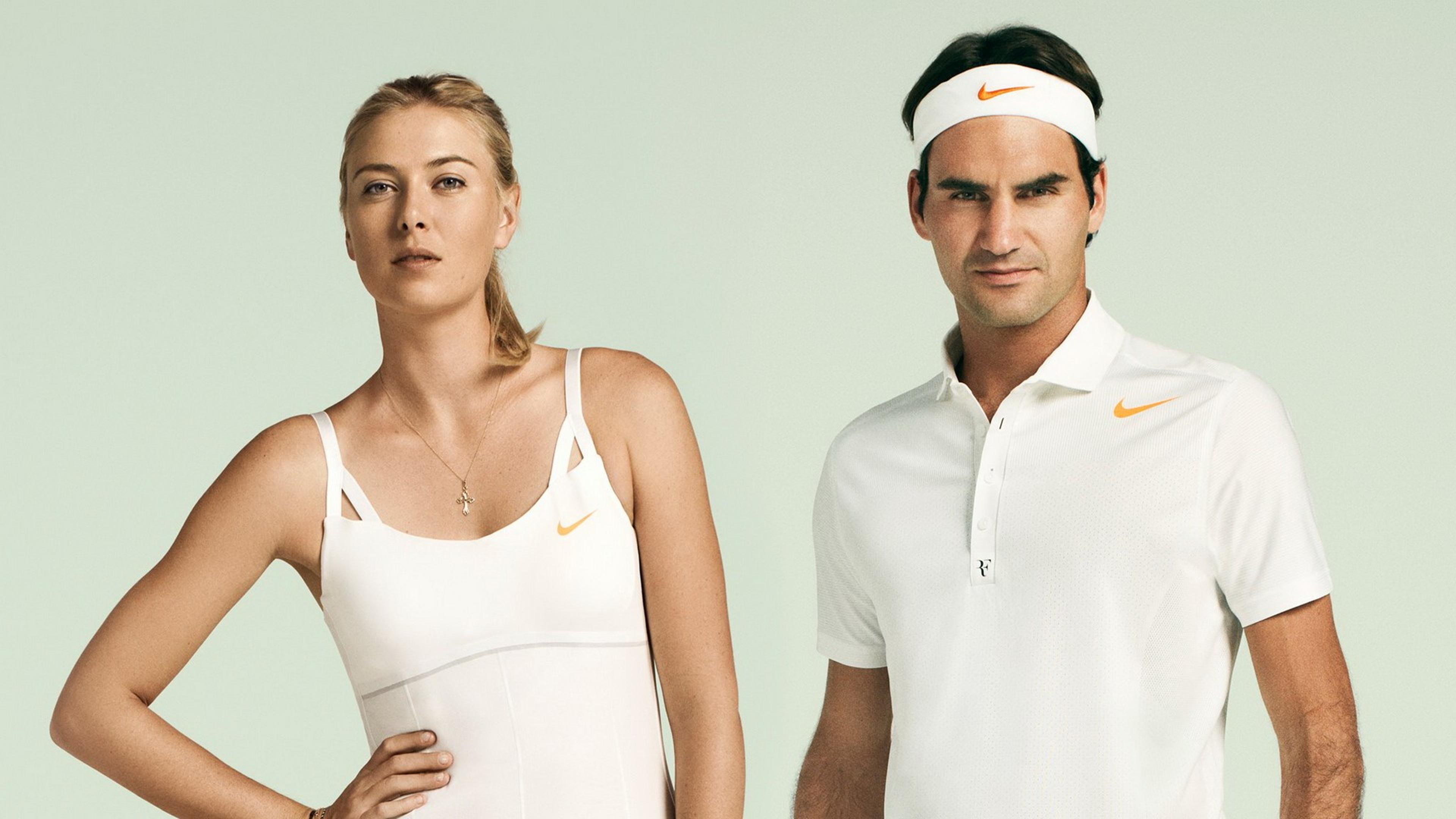 No quesito dinheiro, Roger Federer e Maria Sharapova são os líderes do tênis