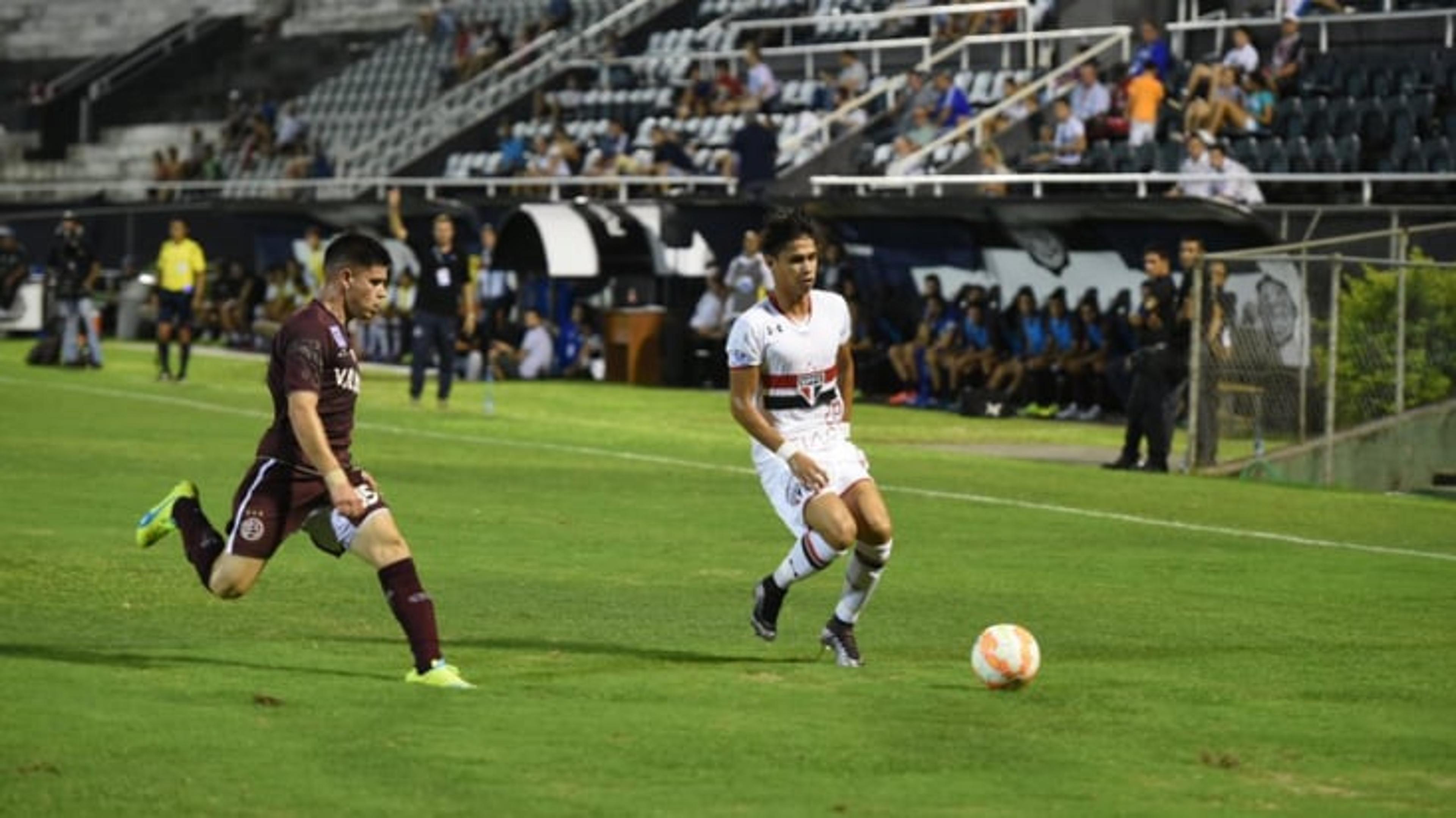 São Paulo busca virada sobre o Lanús e vai à final da Libertadores Sub-20