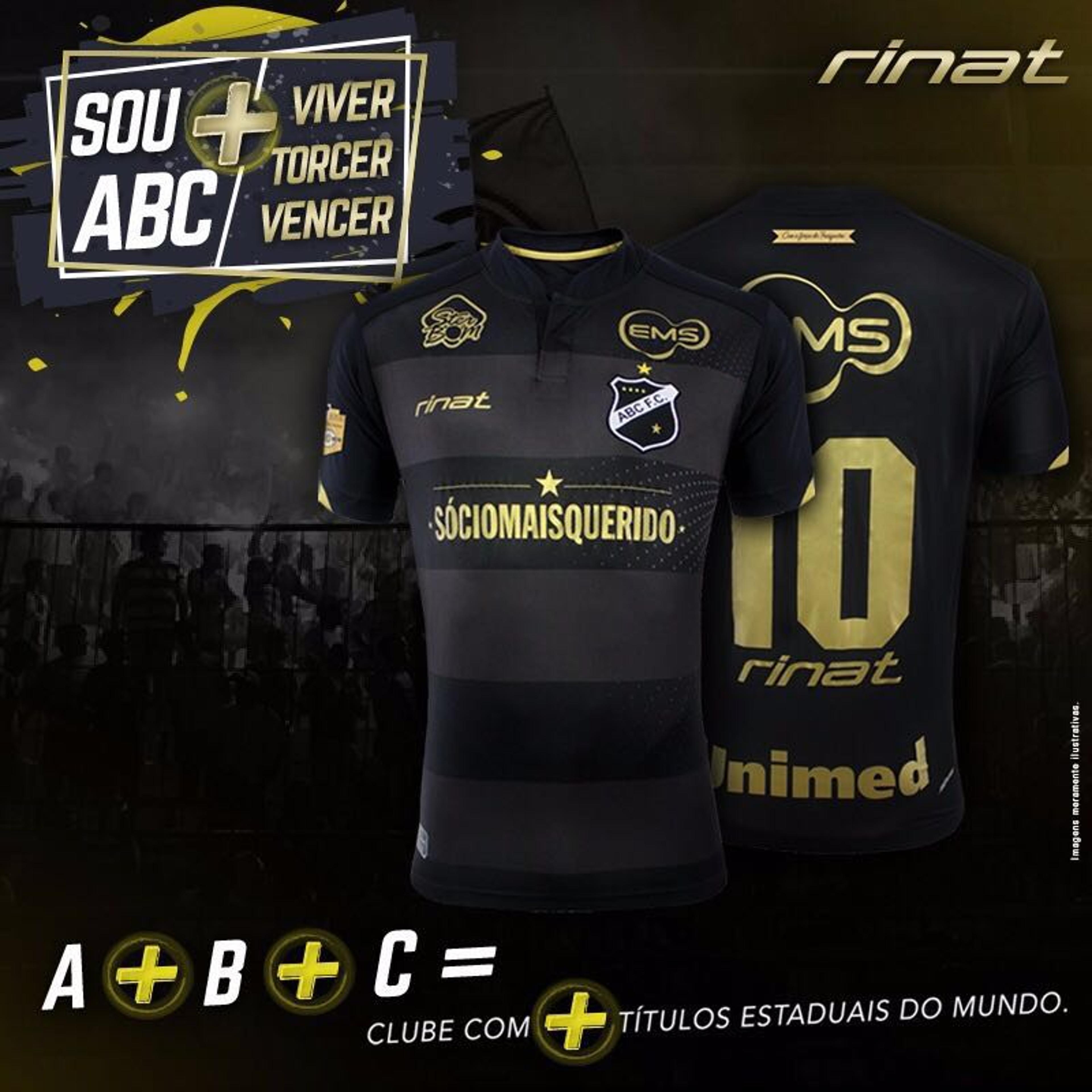 Cinco sócios-torcedores desfilarão com o novo uniforme do ABC-RN