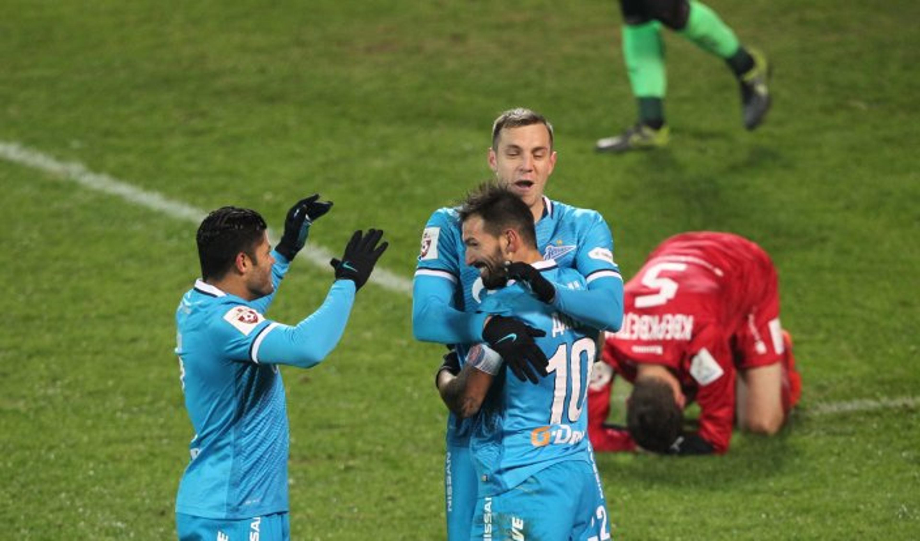 Hulk marca, dá assistência, e Zenit vence bem o Rubin Kazan