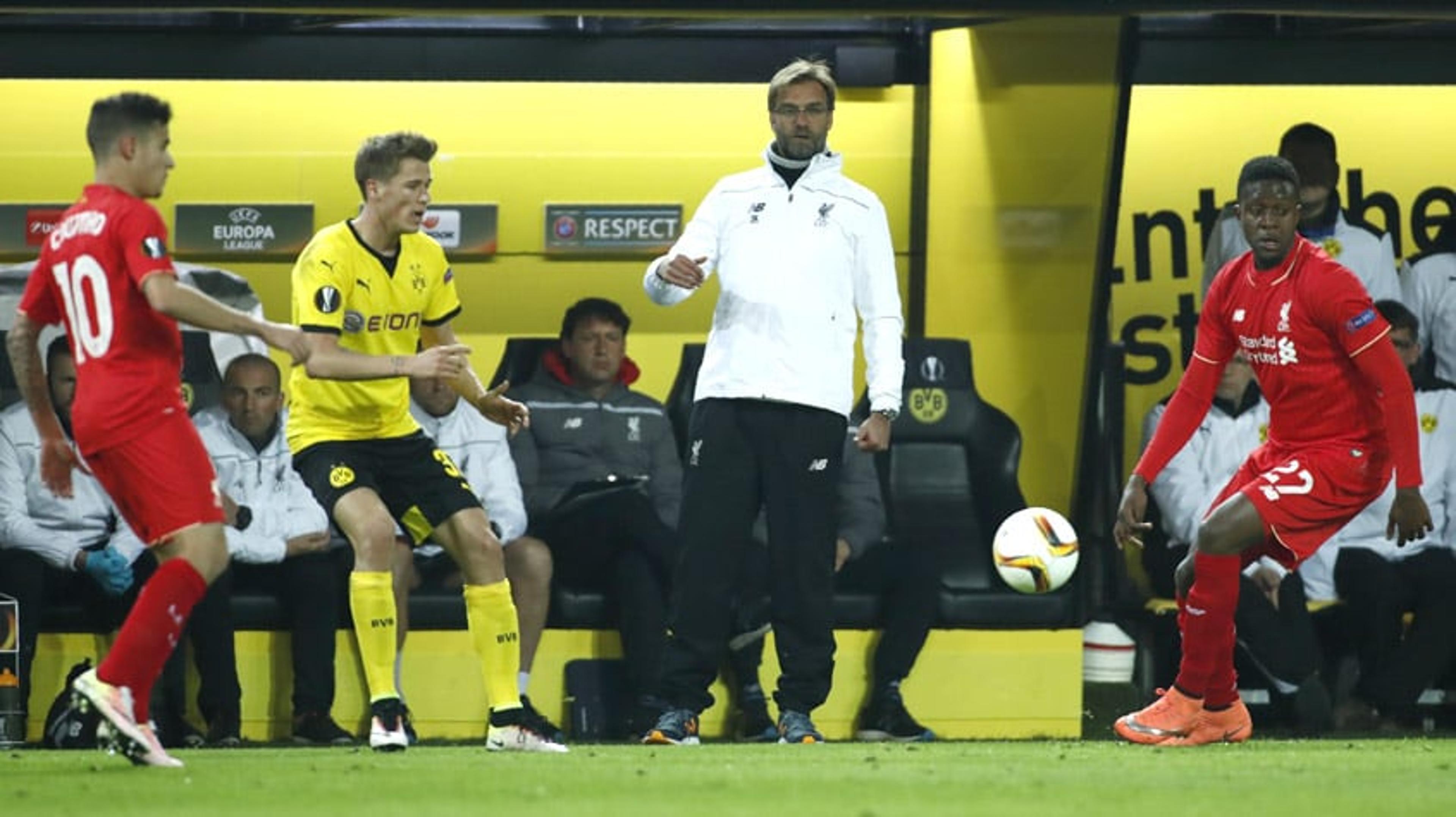 Klopp volta a Dortmund e Liverpool arranca empate com o Borussia