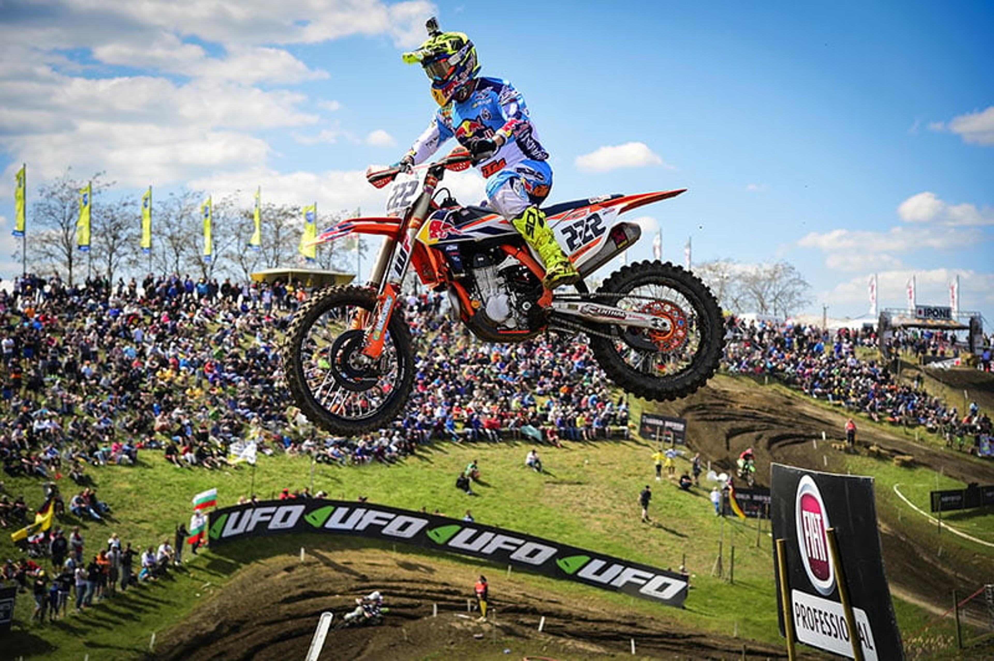 Carioli volta a vencer uma etapa do Mundial de Motocross