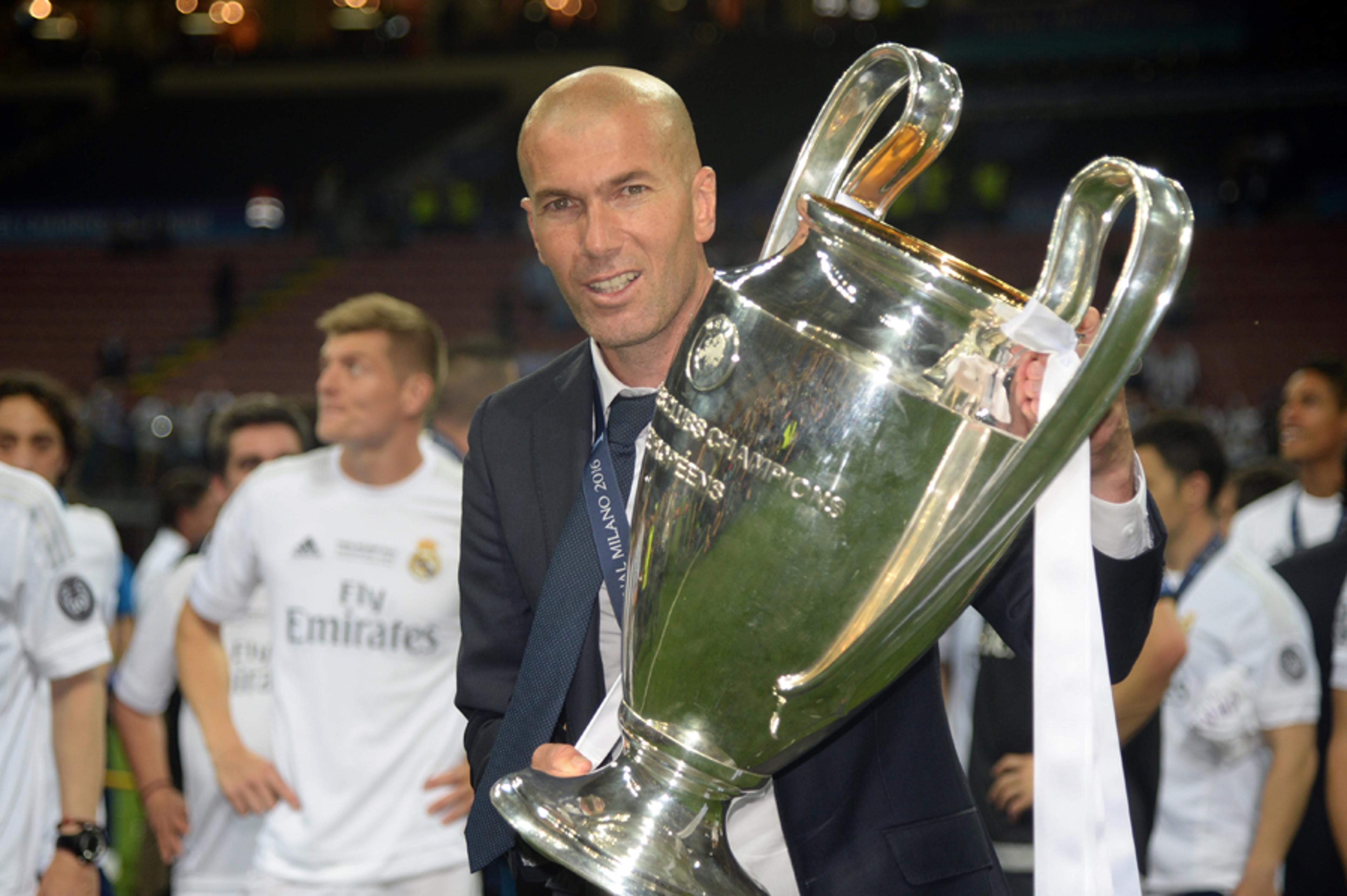 Zidane enaltece atuação dos jogadores na conquista da Champions