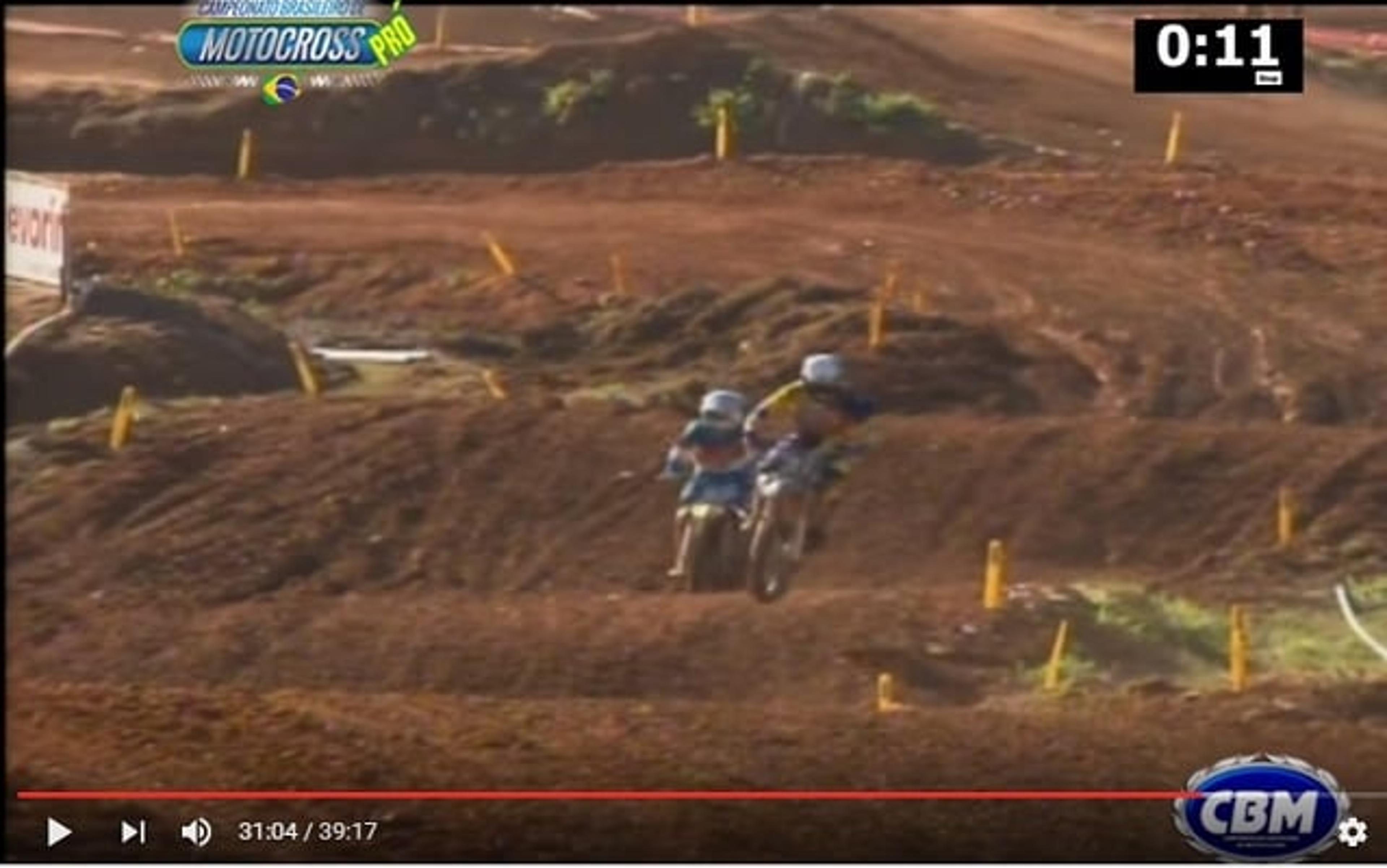 VÍDEO: Provas da 2ª etapa do Brasileiro de Motocross PRÓ