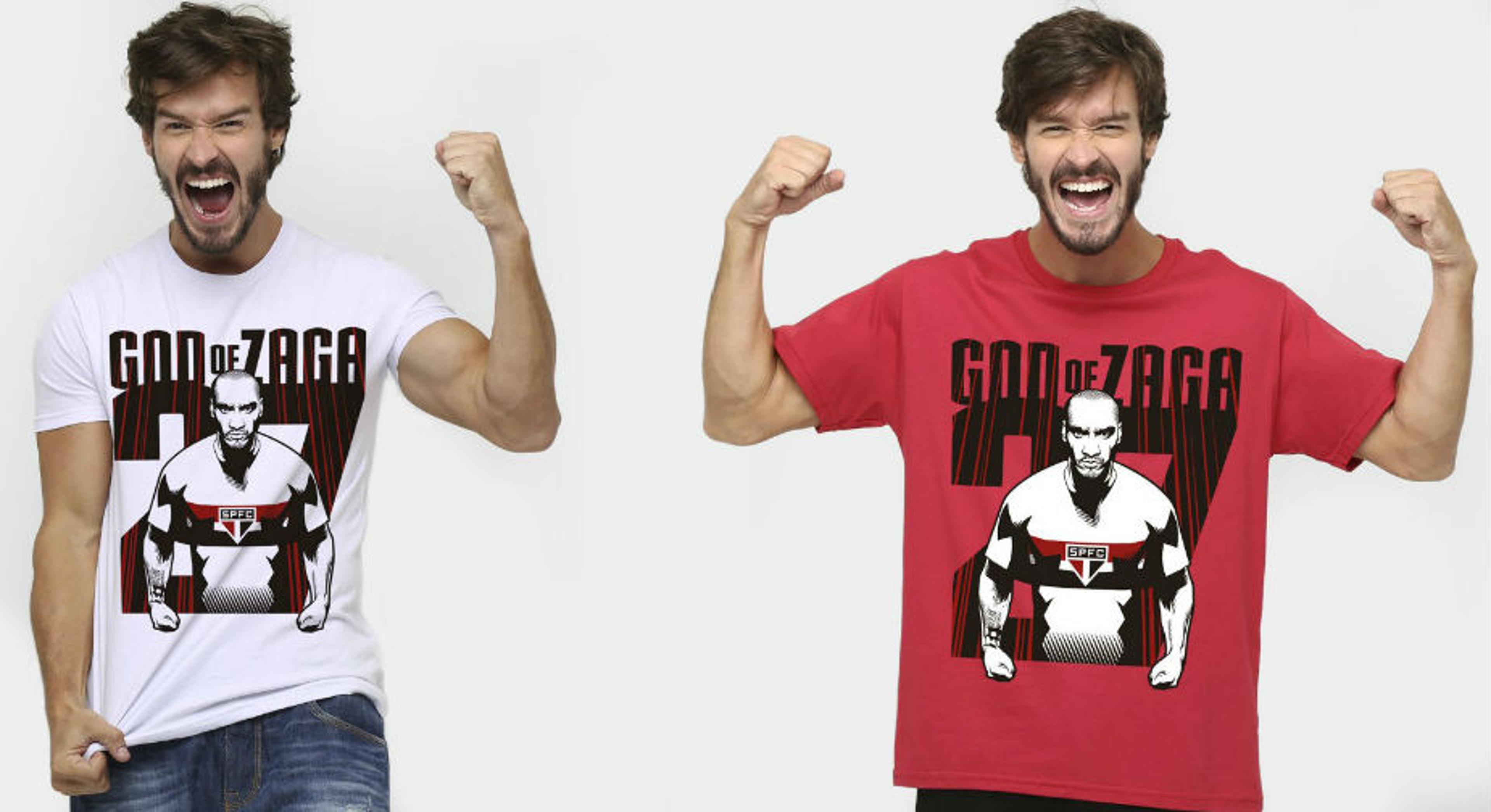 Depois de Dios, São Paulo agora vende camisetas do ‘God of Zaga’