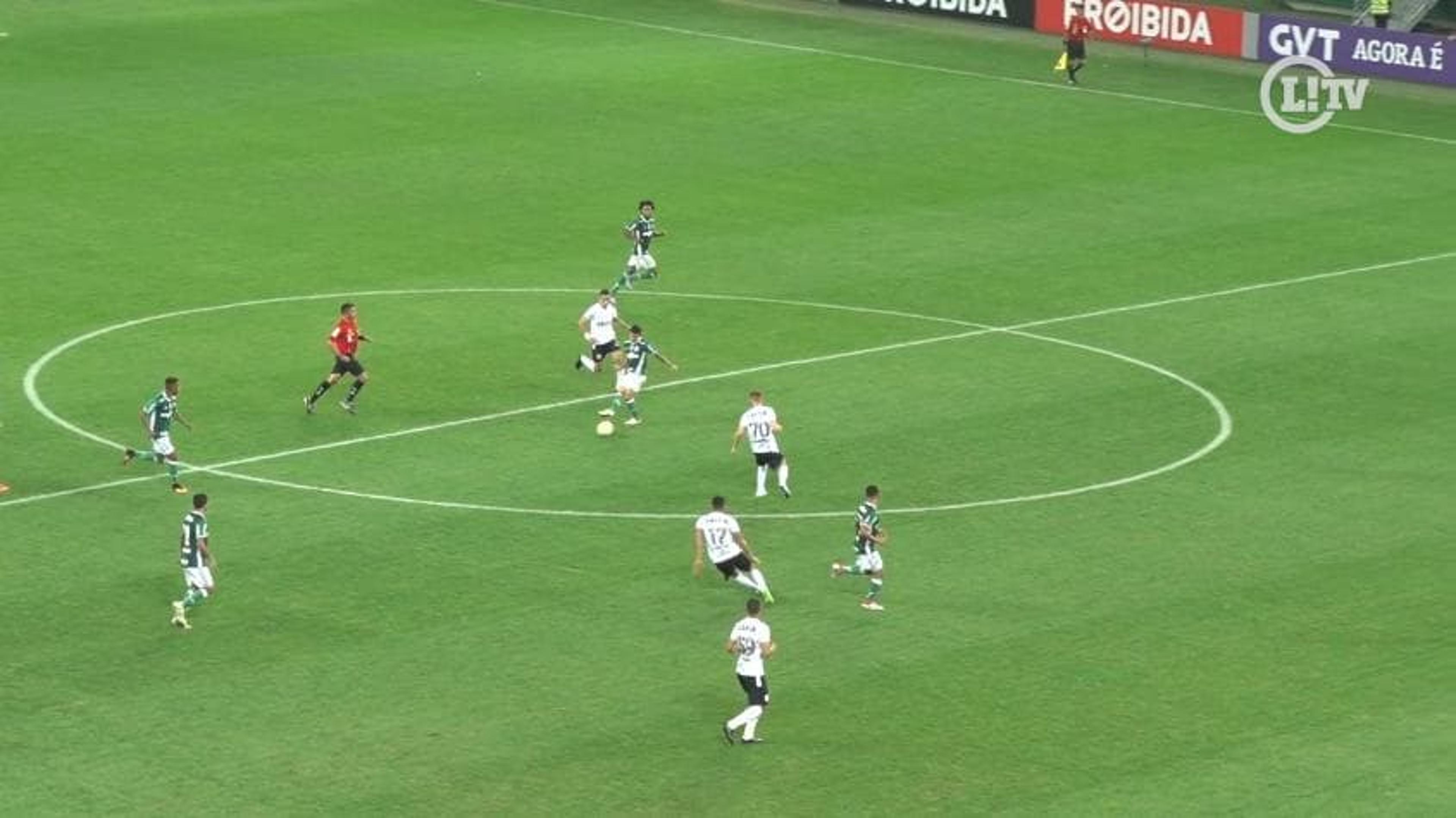 VÍDEO: Tá envolvente! Palmeiras faz gol ‘abusando’ do toque de bola e empolga a torcida