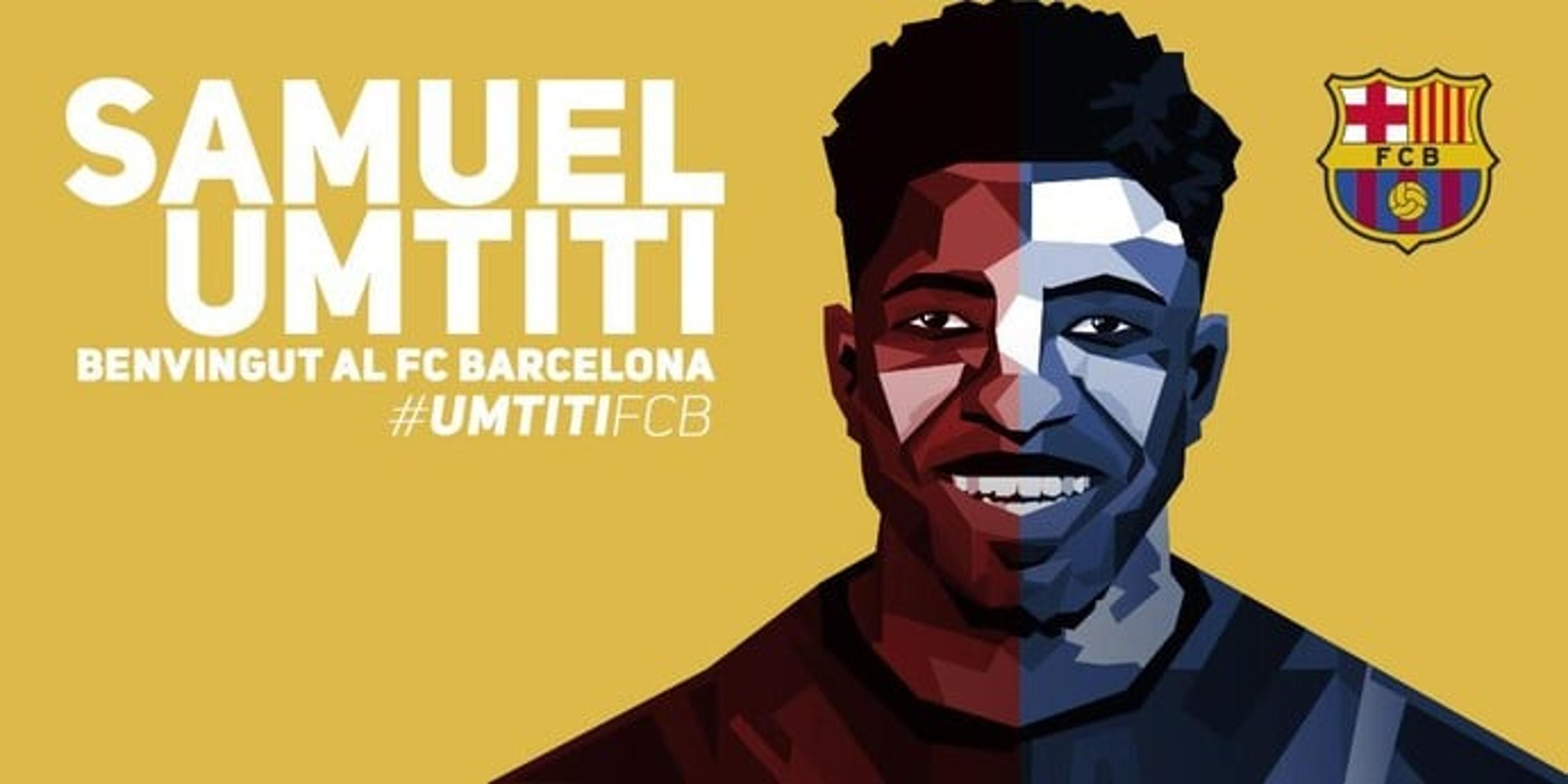 Barcelona confirma contratação de Umtiti, titular da França na Eurocopa