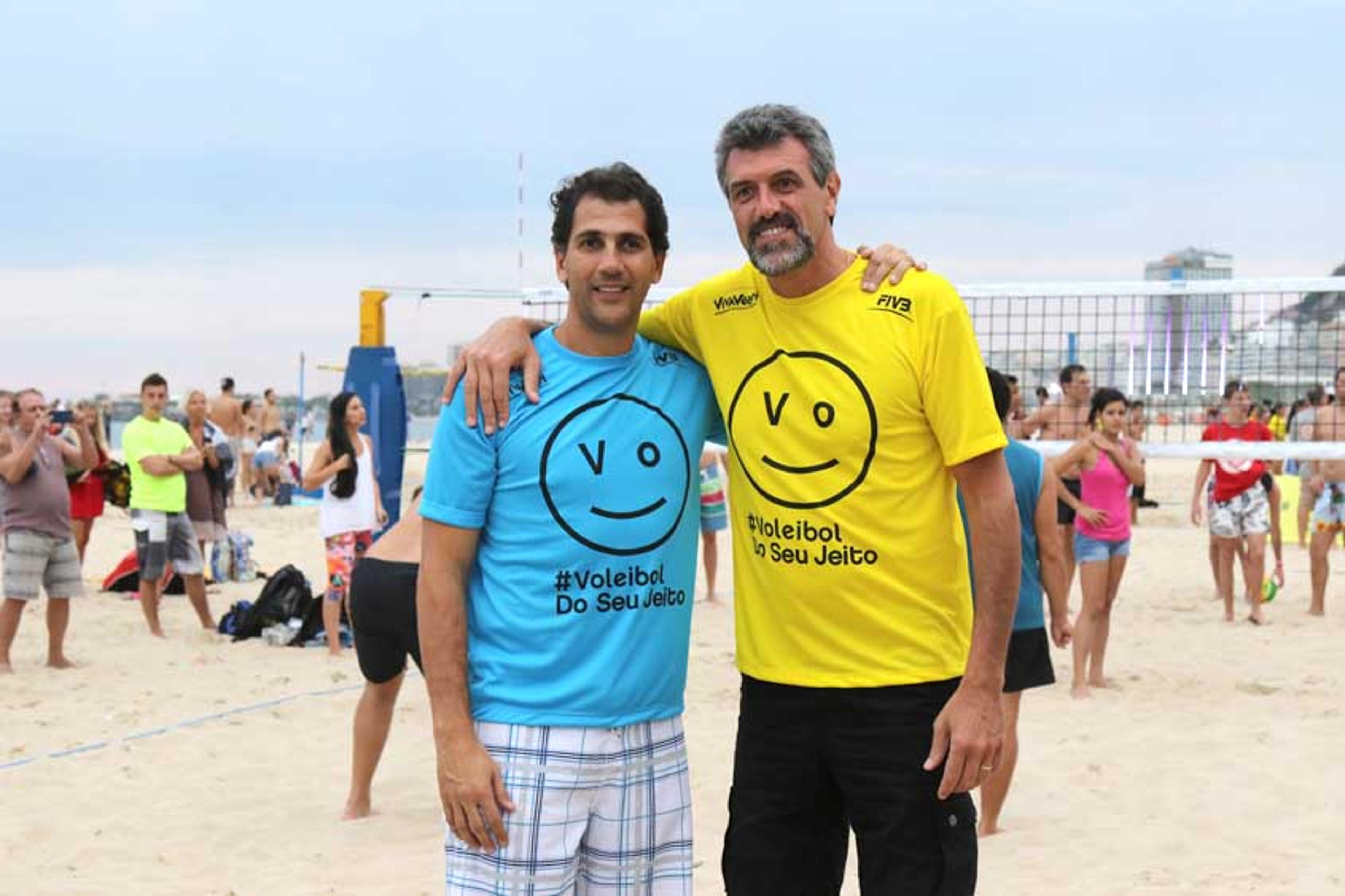 Maurício e Hugo Conte fazem prévia de Brasil x Argentina no vôlei