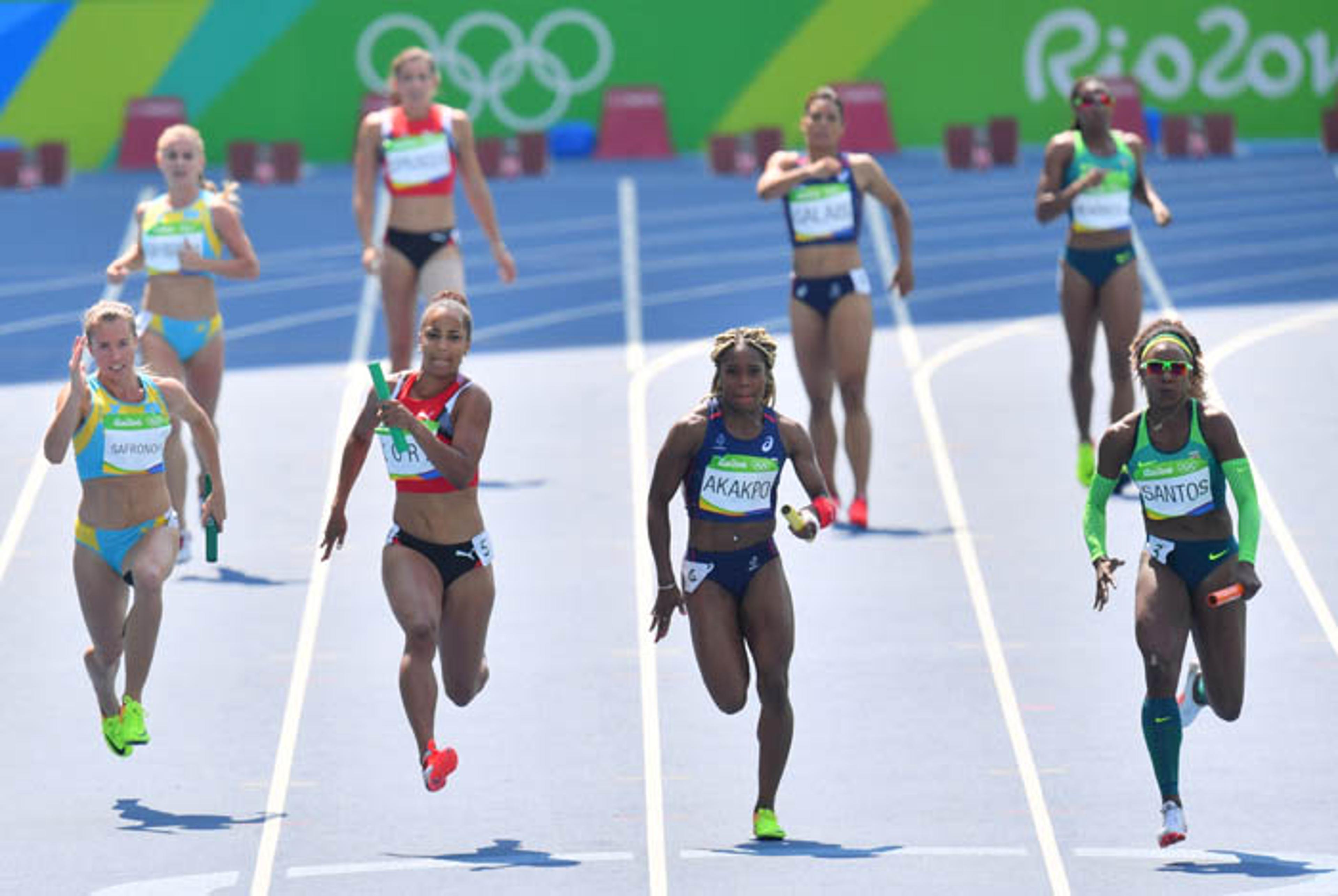 4×100 feminino é desclassificado, e masculino avança em dia de recorde