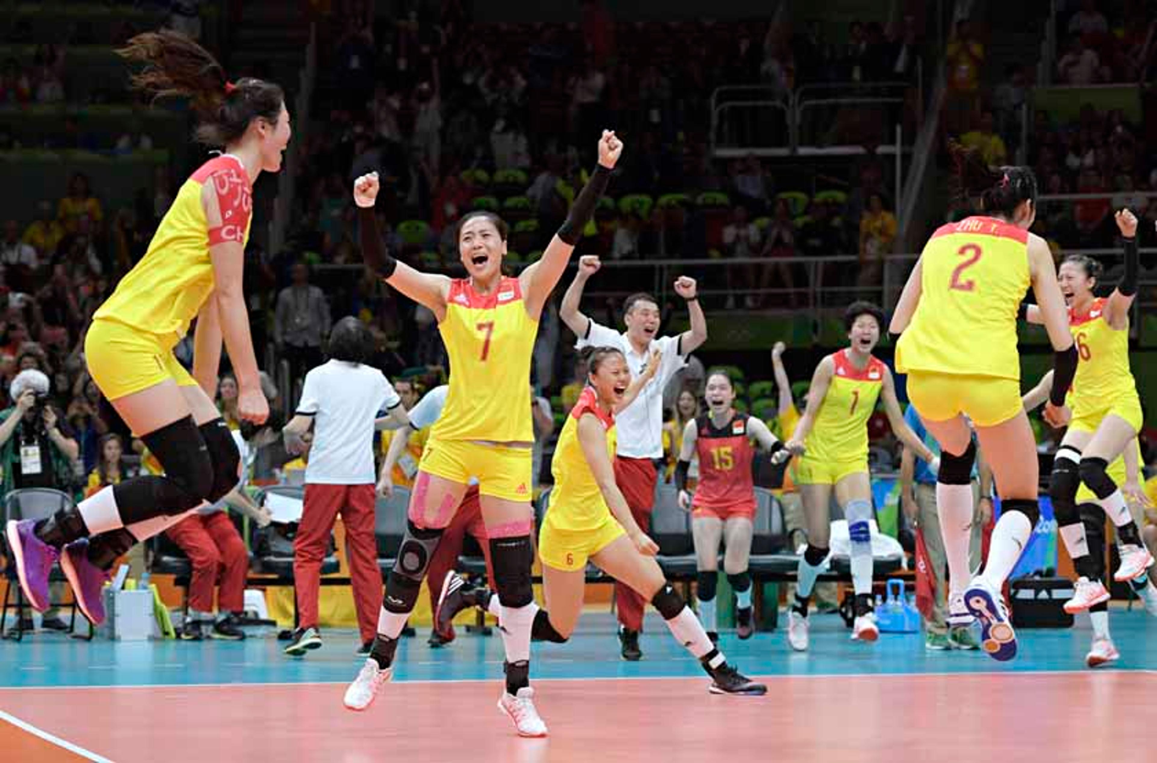 Perdeu para a campeã: Carrasca do Brasil, China leva o ouro no vôlei