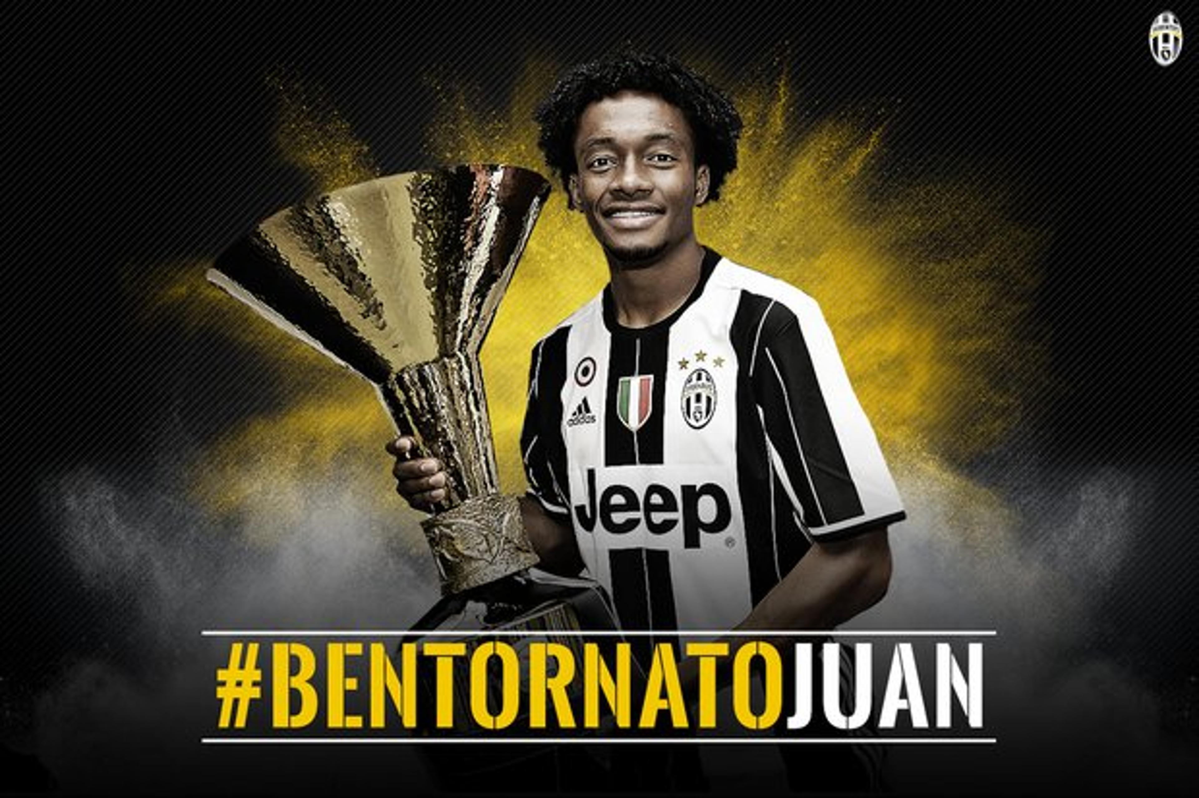 Juventus acerta a permanência de Cuadrado, que pertencia ao Chelsea