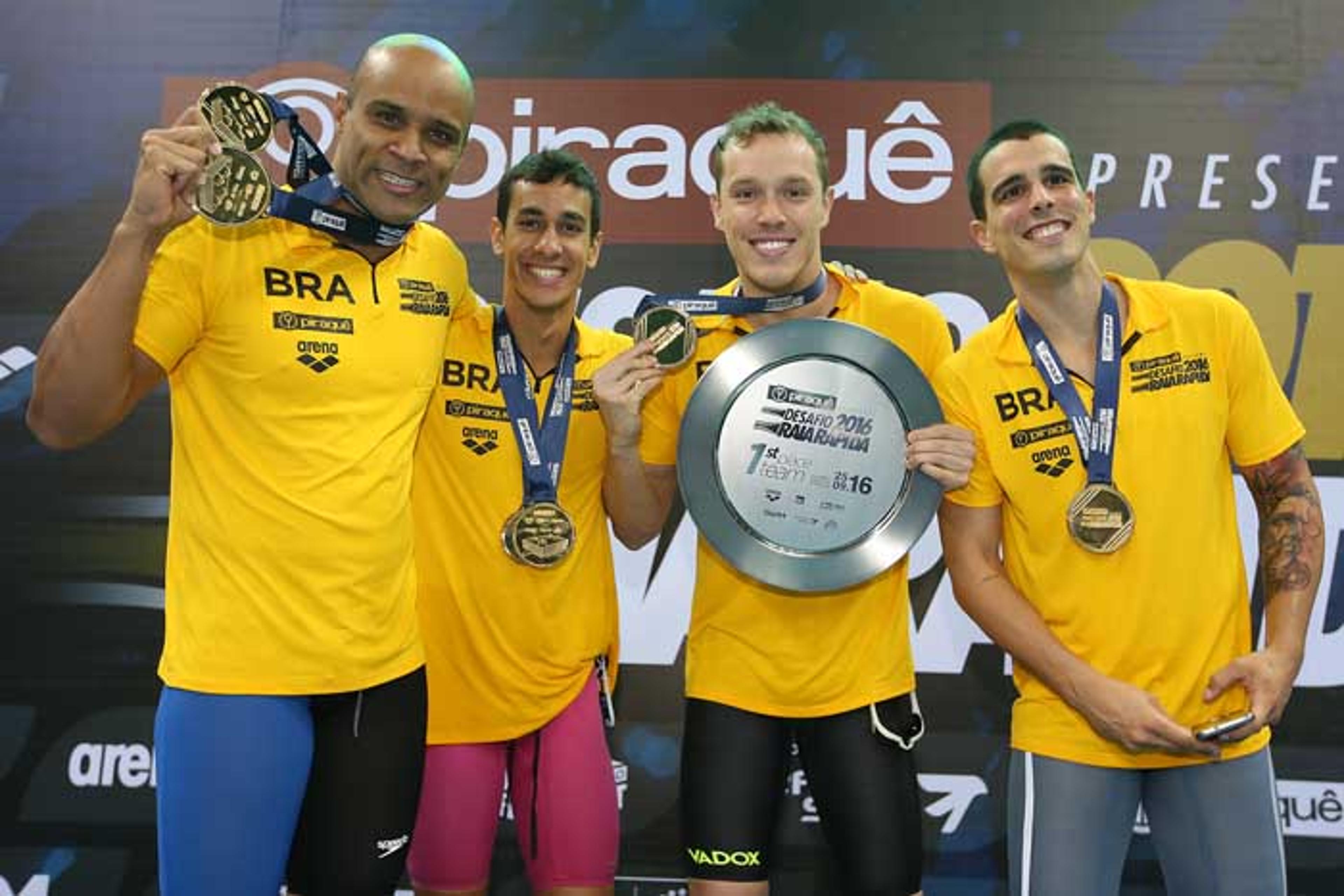 Brasil volta ao Parque Olímpico e leva o tri no Desafio Raia Rápida