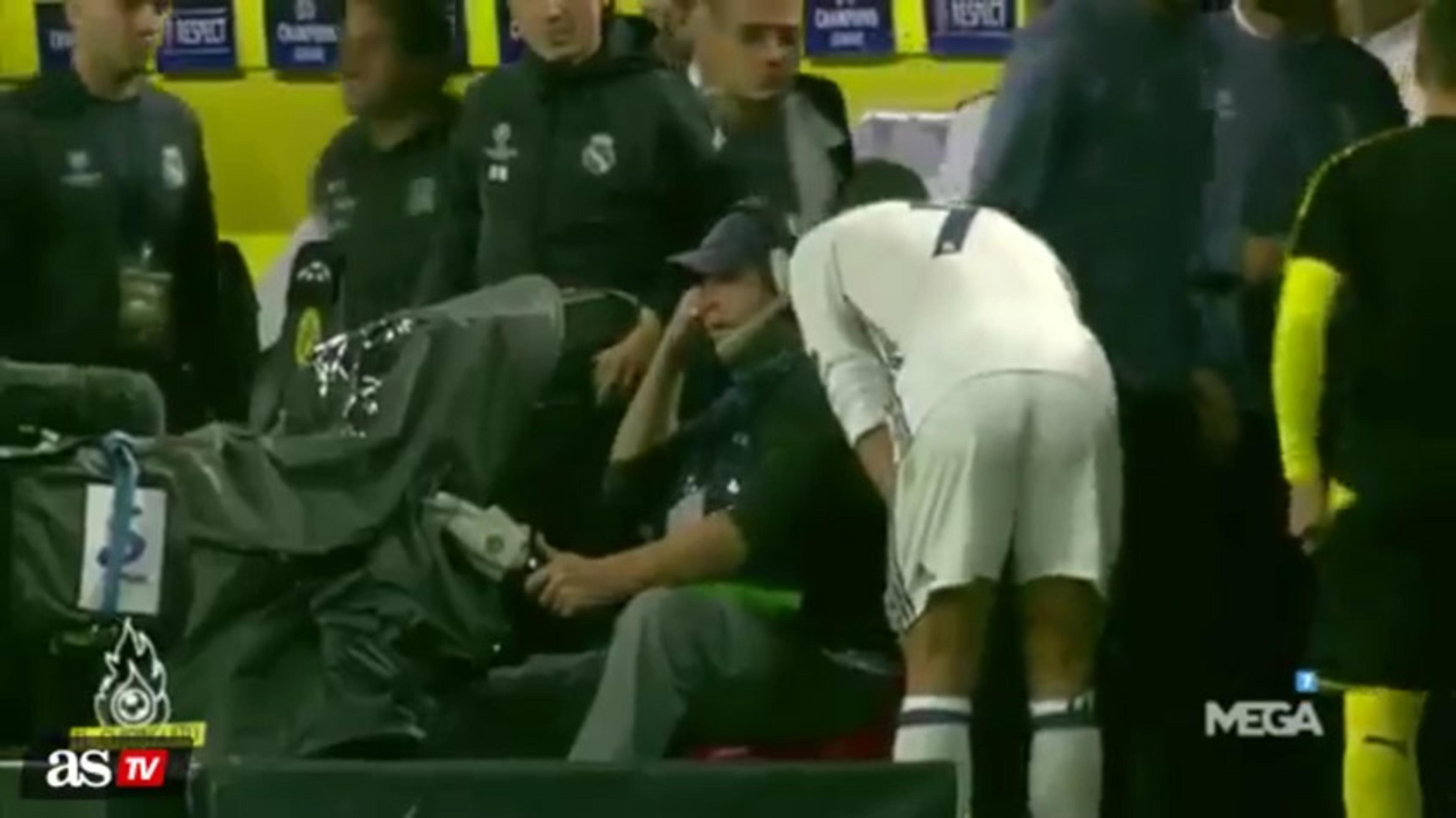 VÍDEO: TV flagra CR7 tentando ver replay de gol e criticando Navas