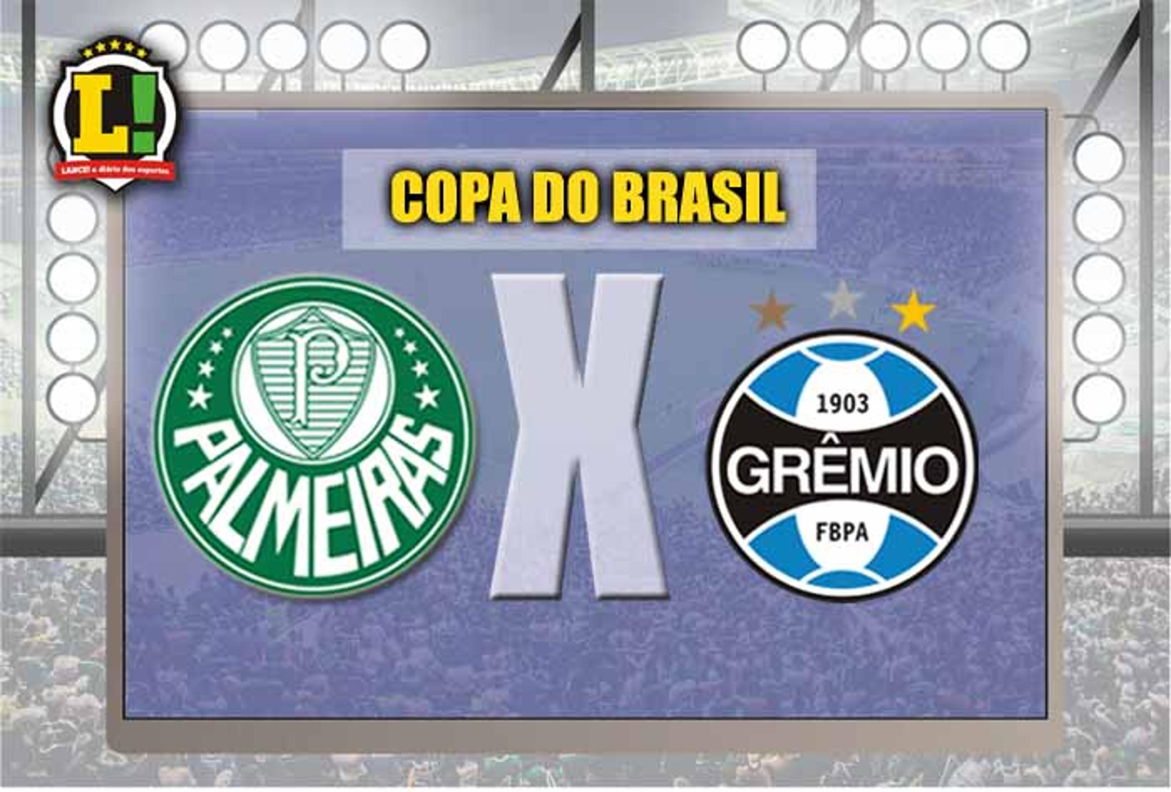 AO VIVO! Palmeiras e Grêmio lutam por vaga na Copa do Brasil