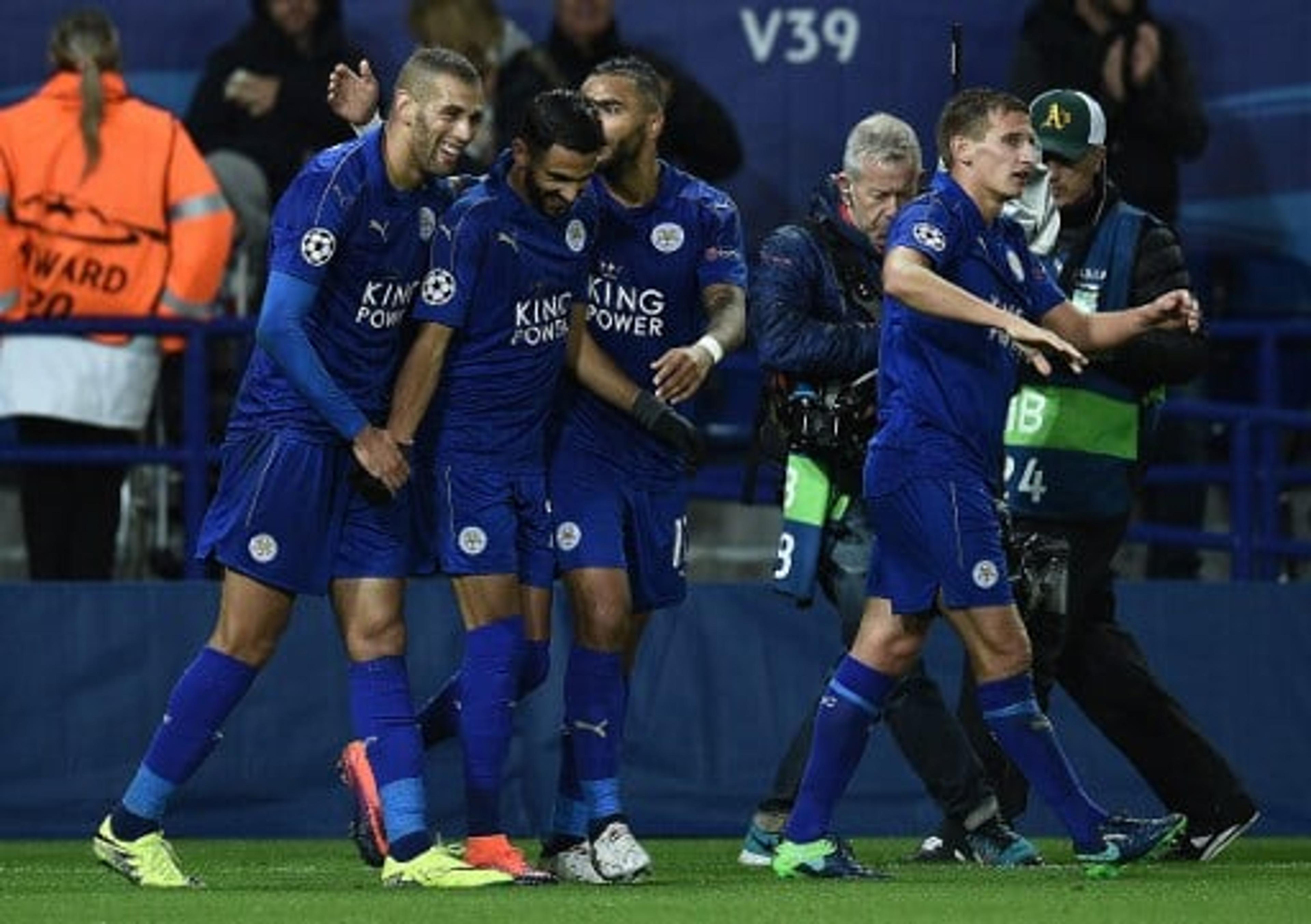 Leicester vence a terceira e segue 100% no Grupo G da Champions