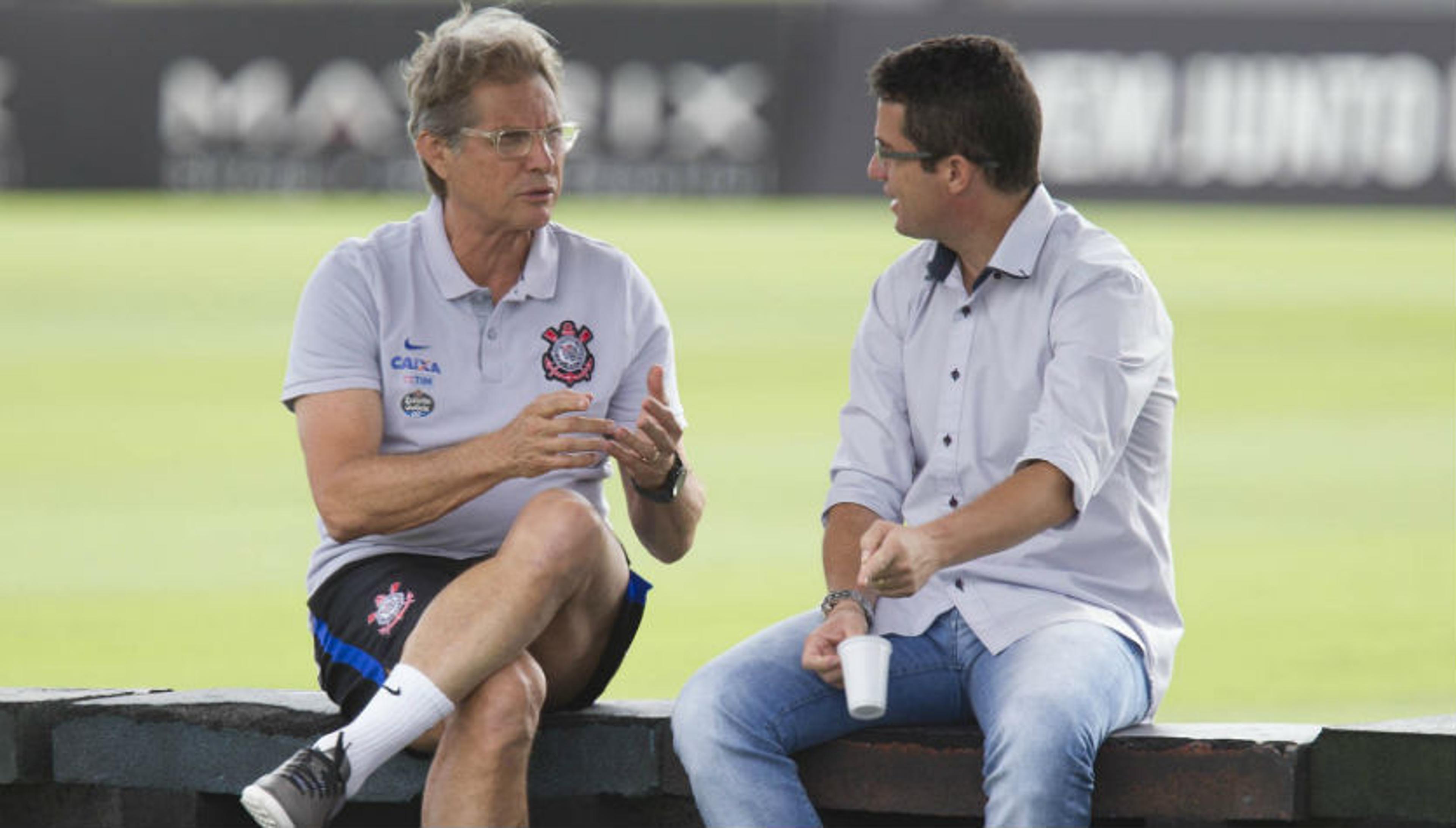 Técnico do sub-20 visita Oswaldo, e garotos se animam no Corinthians