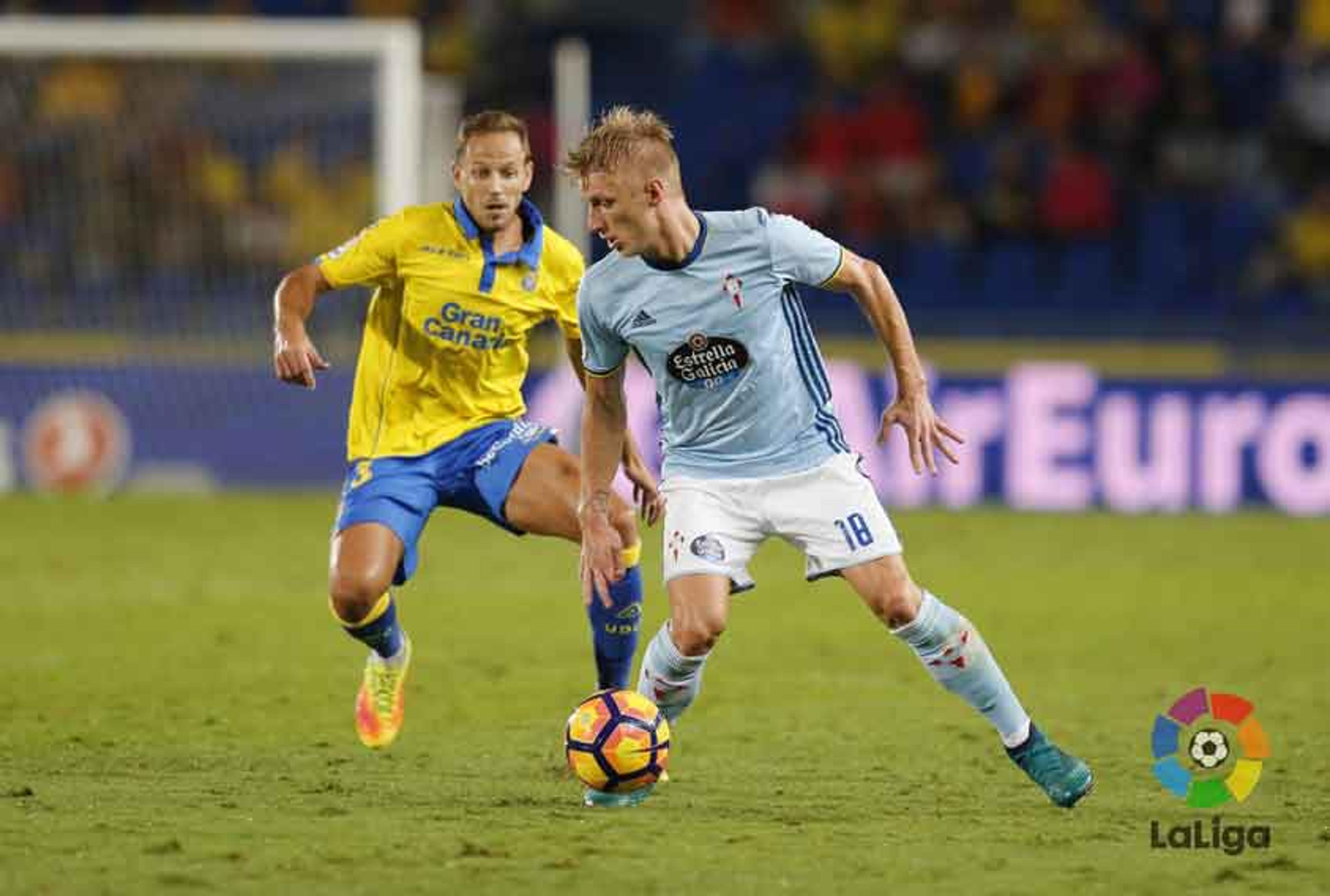 Celta abre grande vantagem, mas leva empate do Las Palmas