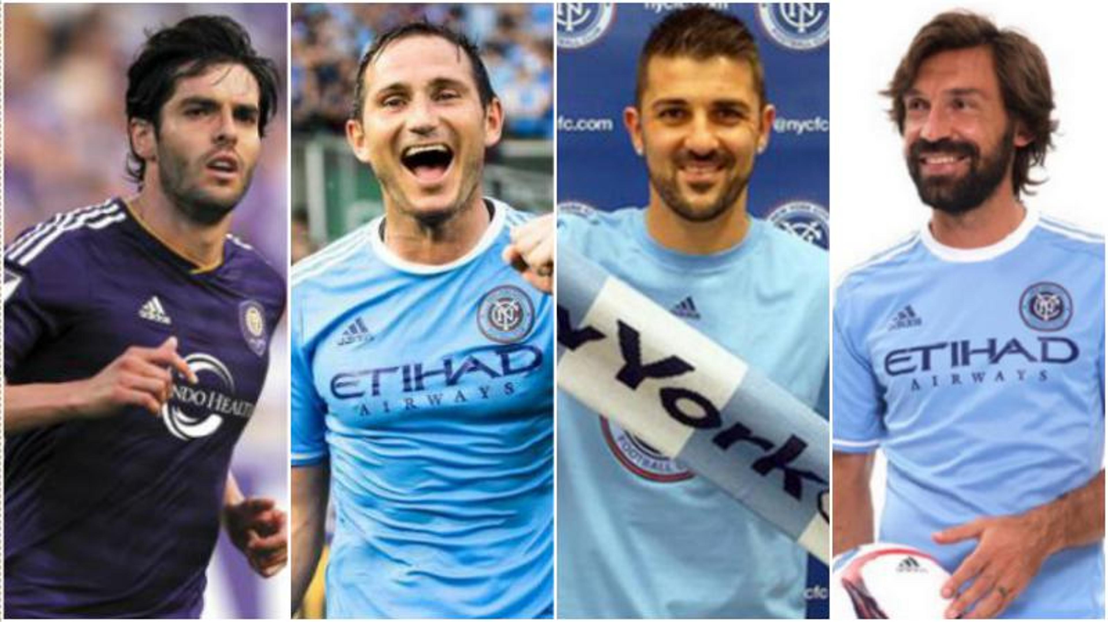 Lampard, Pirlo, Kaká…Craques da MLS que poderiam reforçar qualquer time do mundo