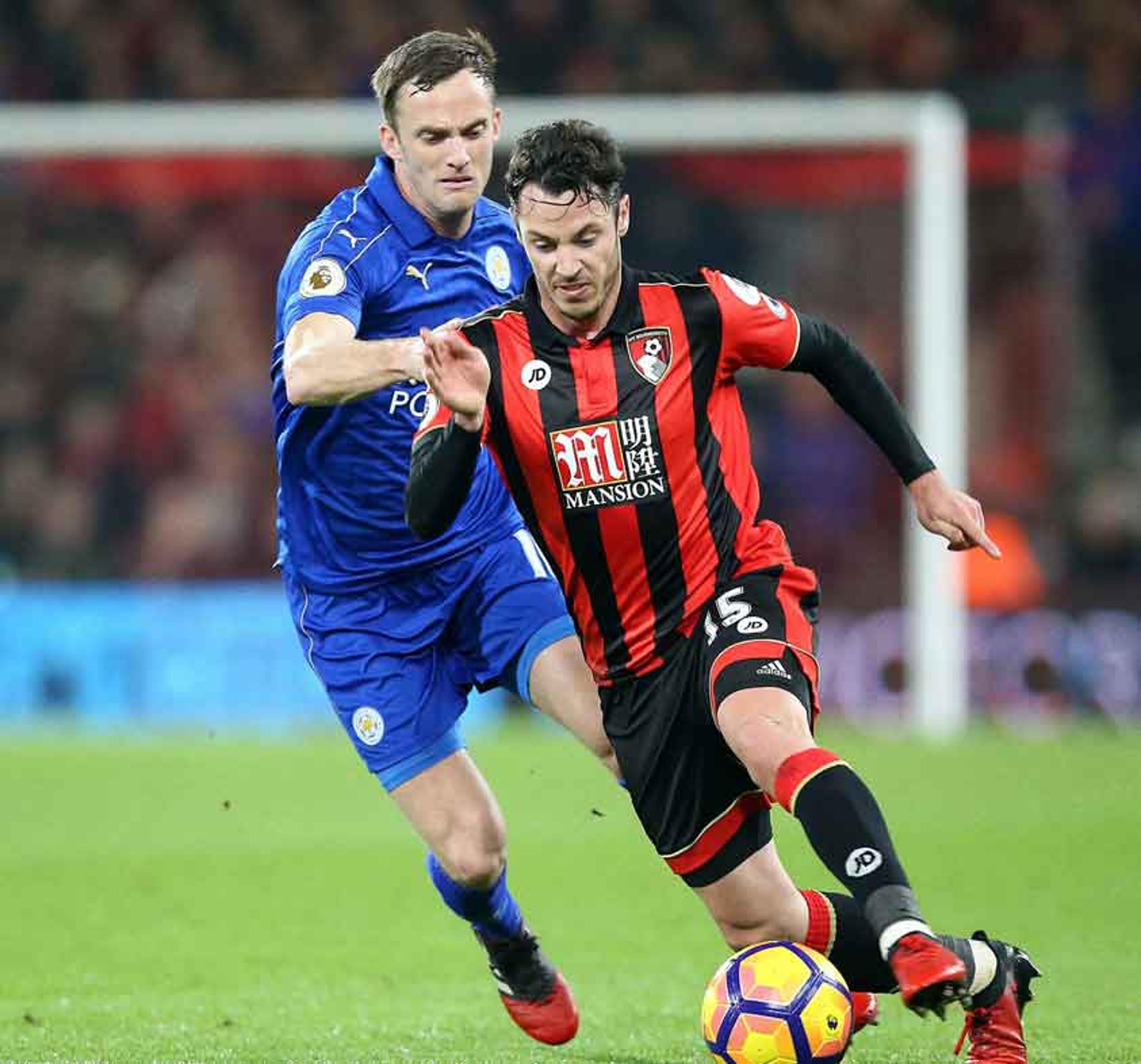 Leicester não repete boa atuação, perde para Bournemouth e segue mal