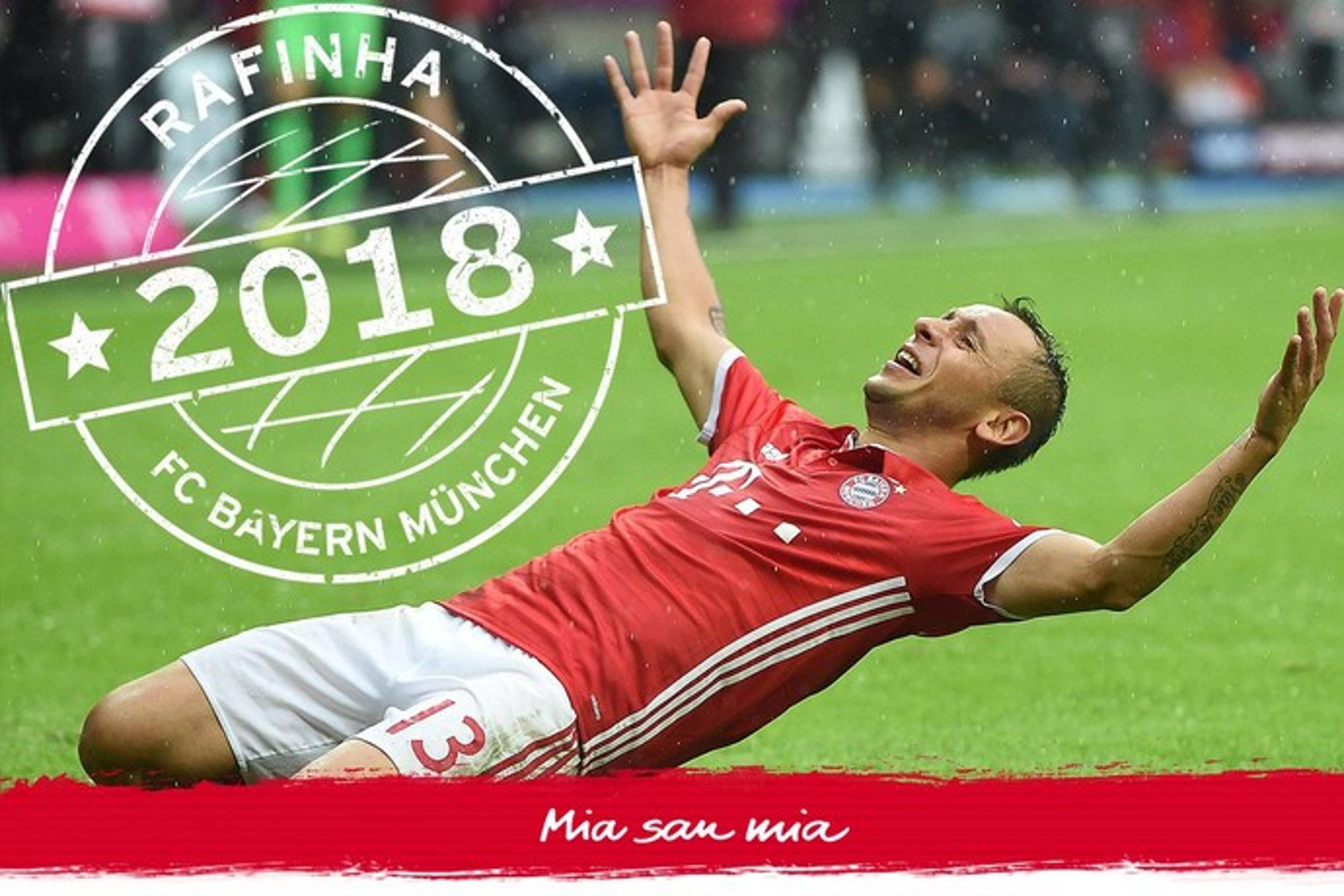 Rafinha renova com Bayern: ‘É muito bom marcar história no clube’