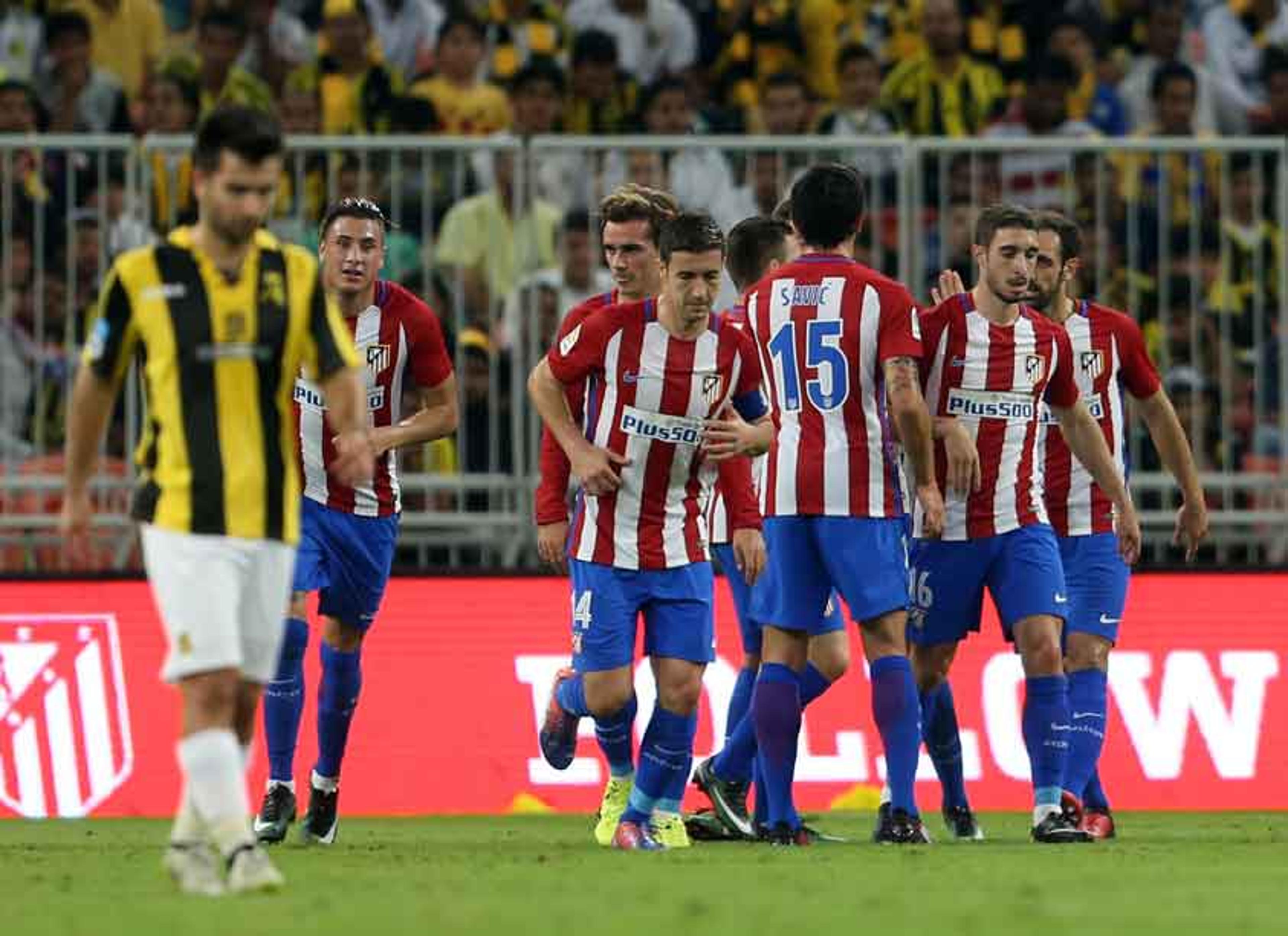 Atlético de Madrid vence amistoso e estraga festa de 90 anos do Al Ittihad