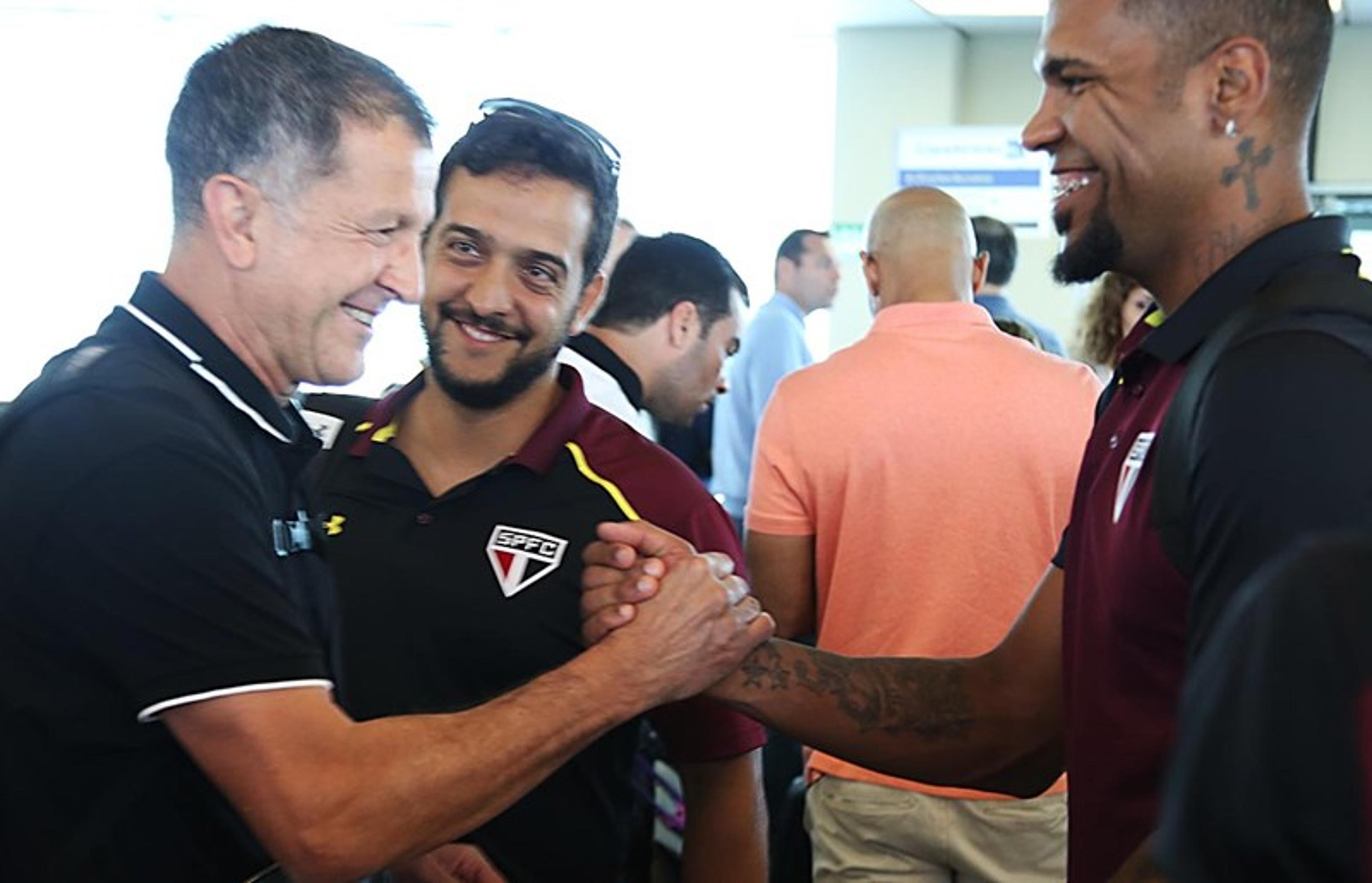 Viagem do São Paulo tem encontro com Osorio e assédio a reforços