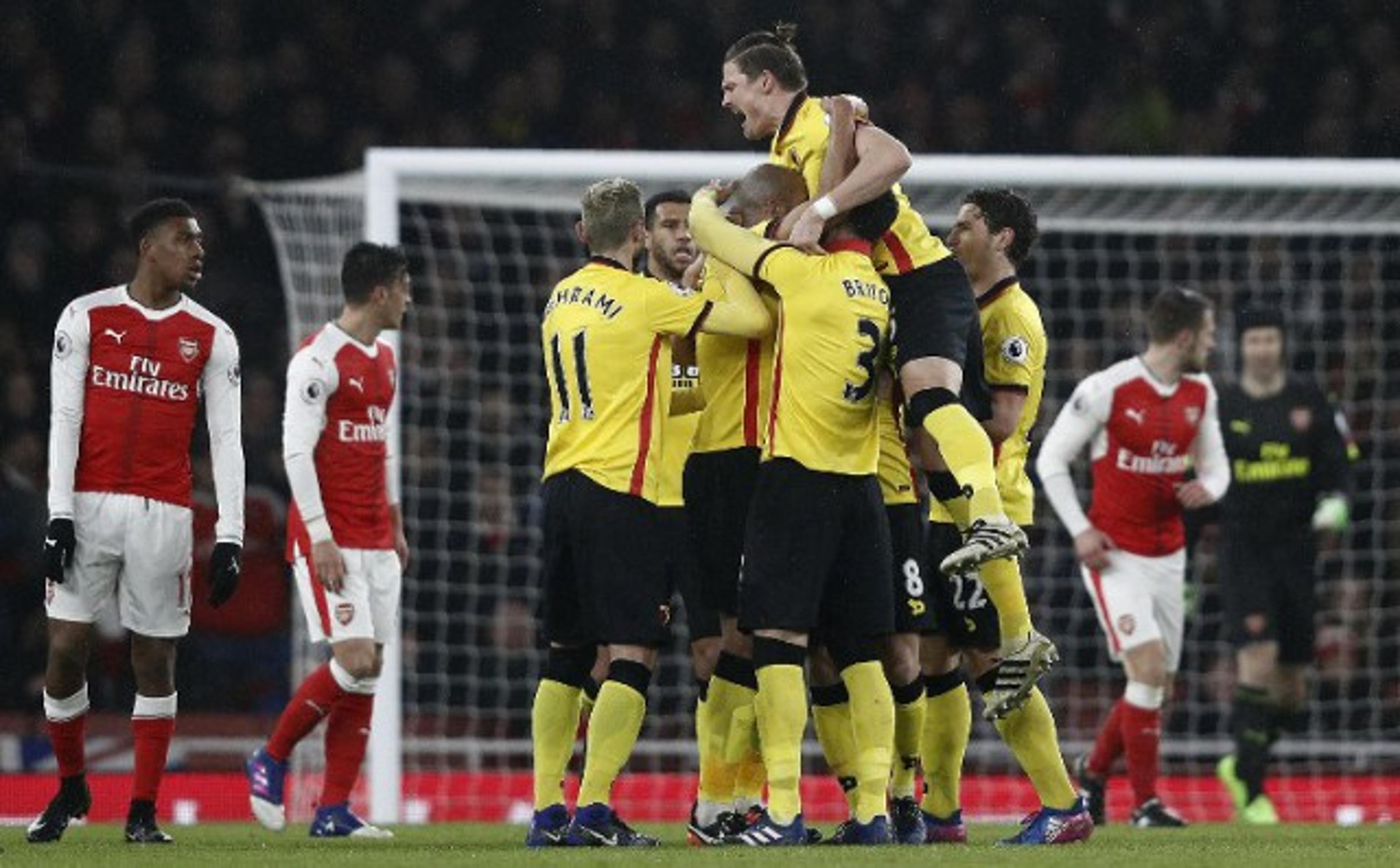 Watford surpreende e bate o Arsenal em pleno estádio Emirates