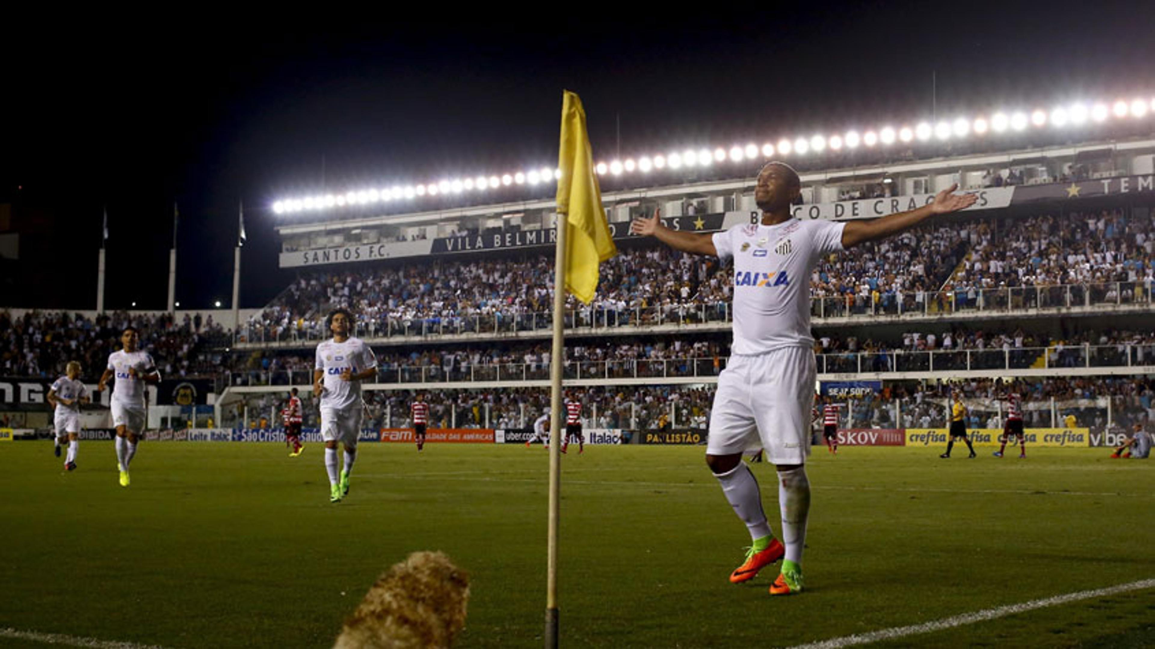 Cumpriu o decreto! Rodrigão faz dois, e Santos abre o Paulista com goleada