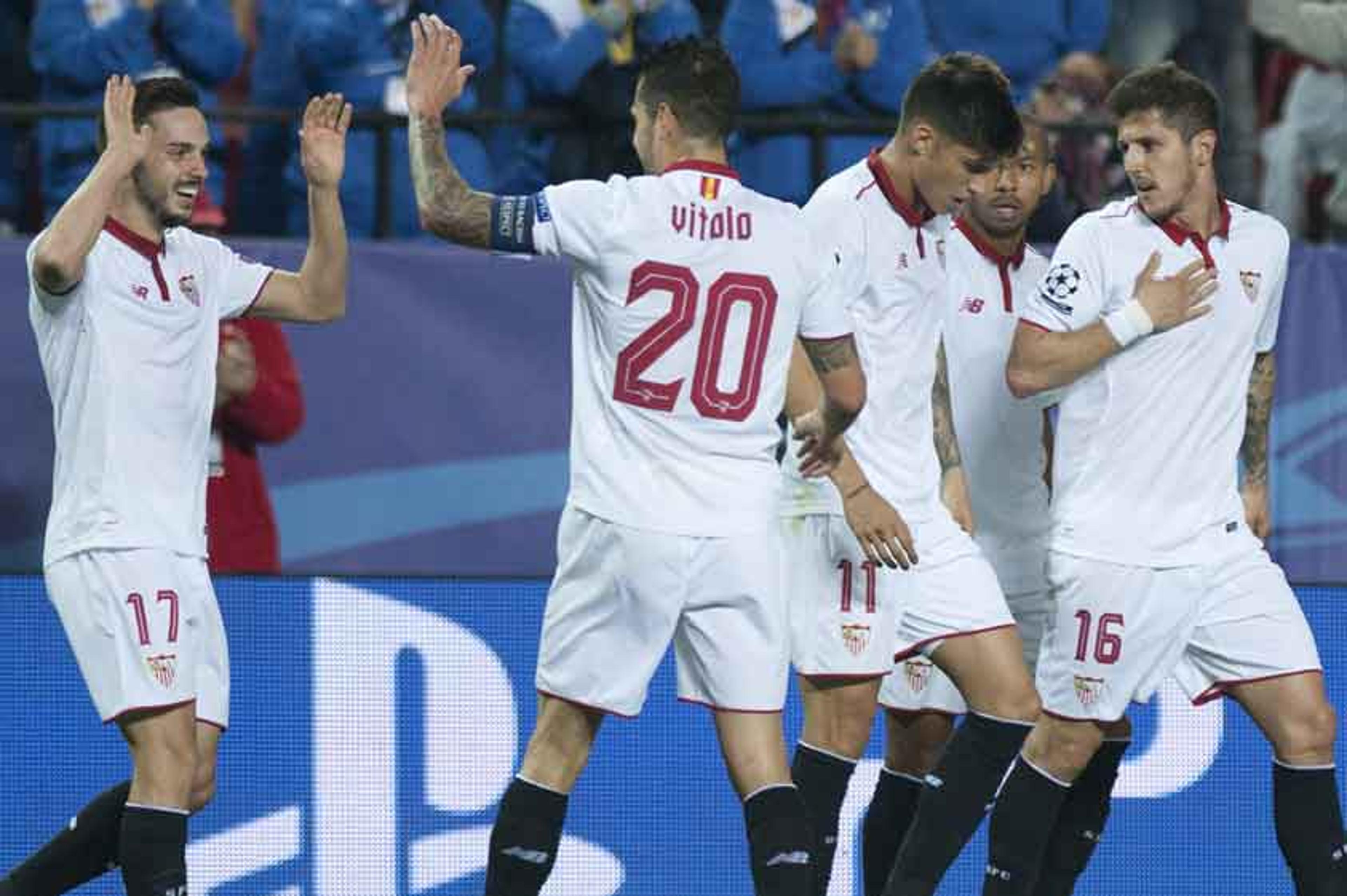 Sevilla vence Leicester, mas duelo segue aberto na Liga dos Campeões