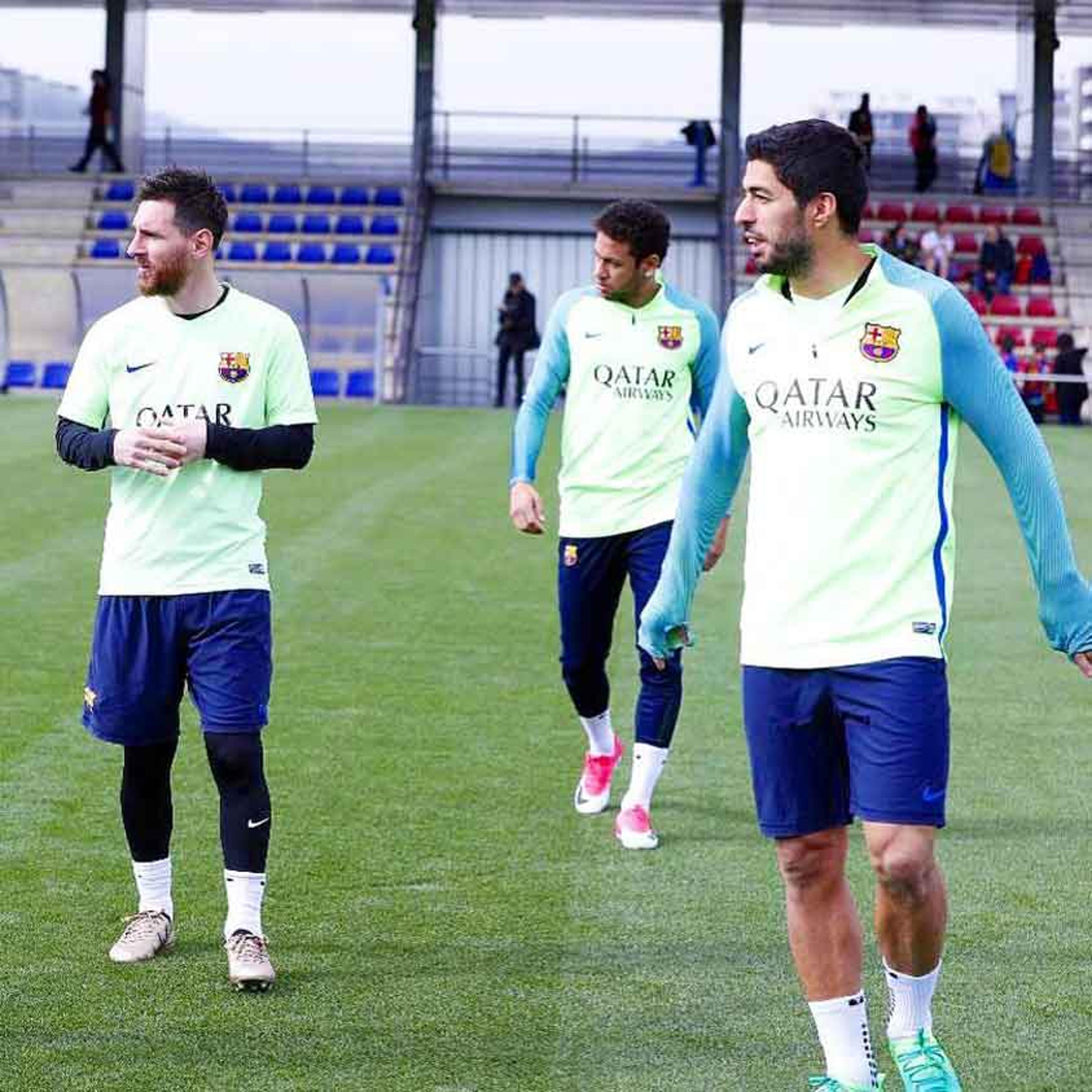 Trio MSN volta a treinar no Barça de olho no duelo contra o Granada