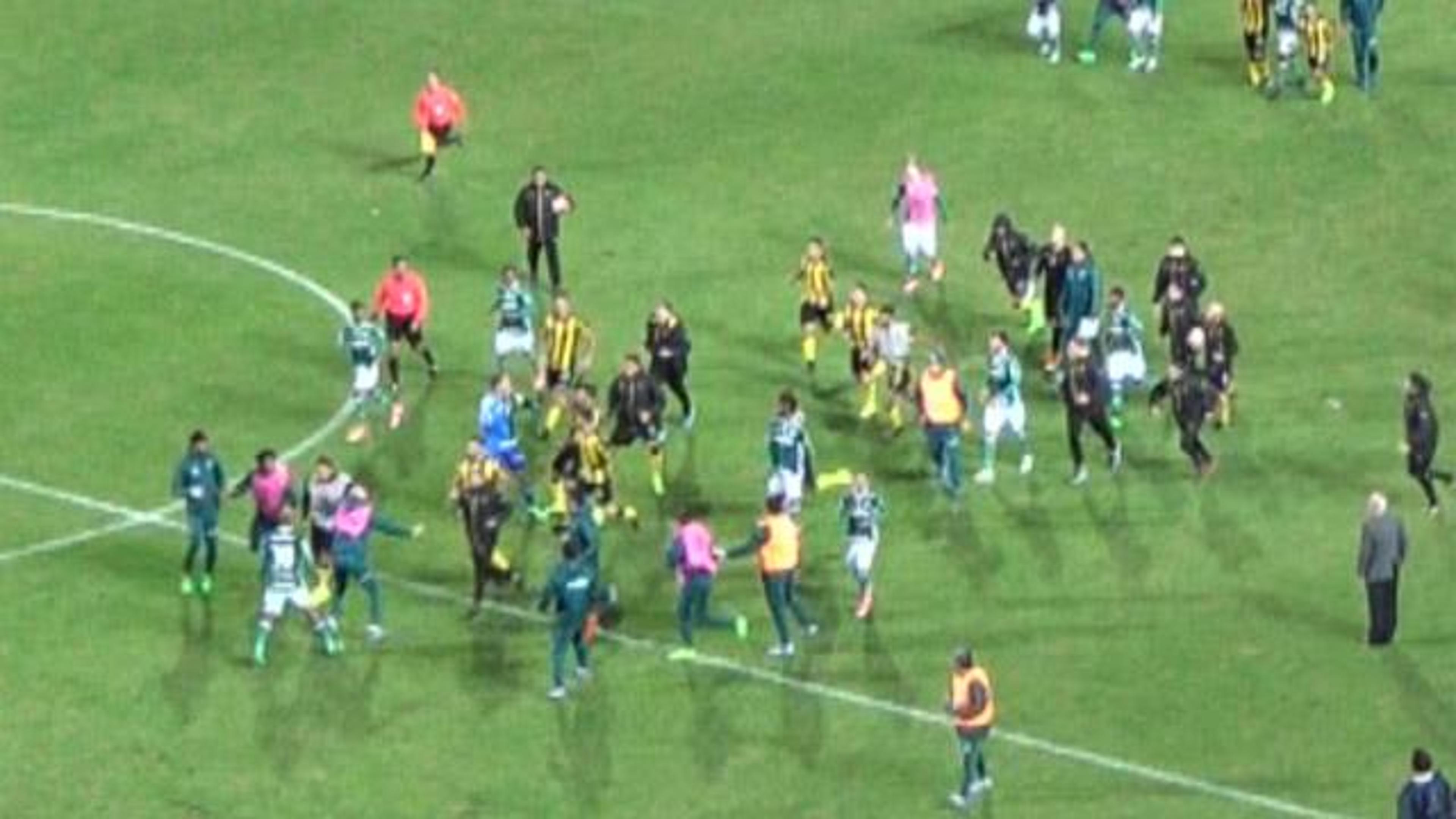 Palmeiras divulga novas imagens da briga contra o Peñarol: assista!