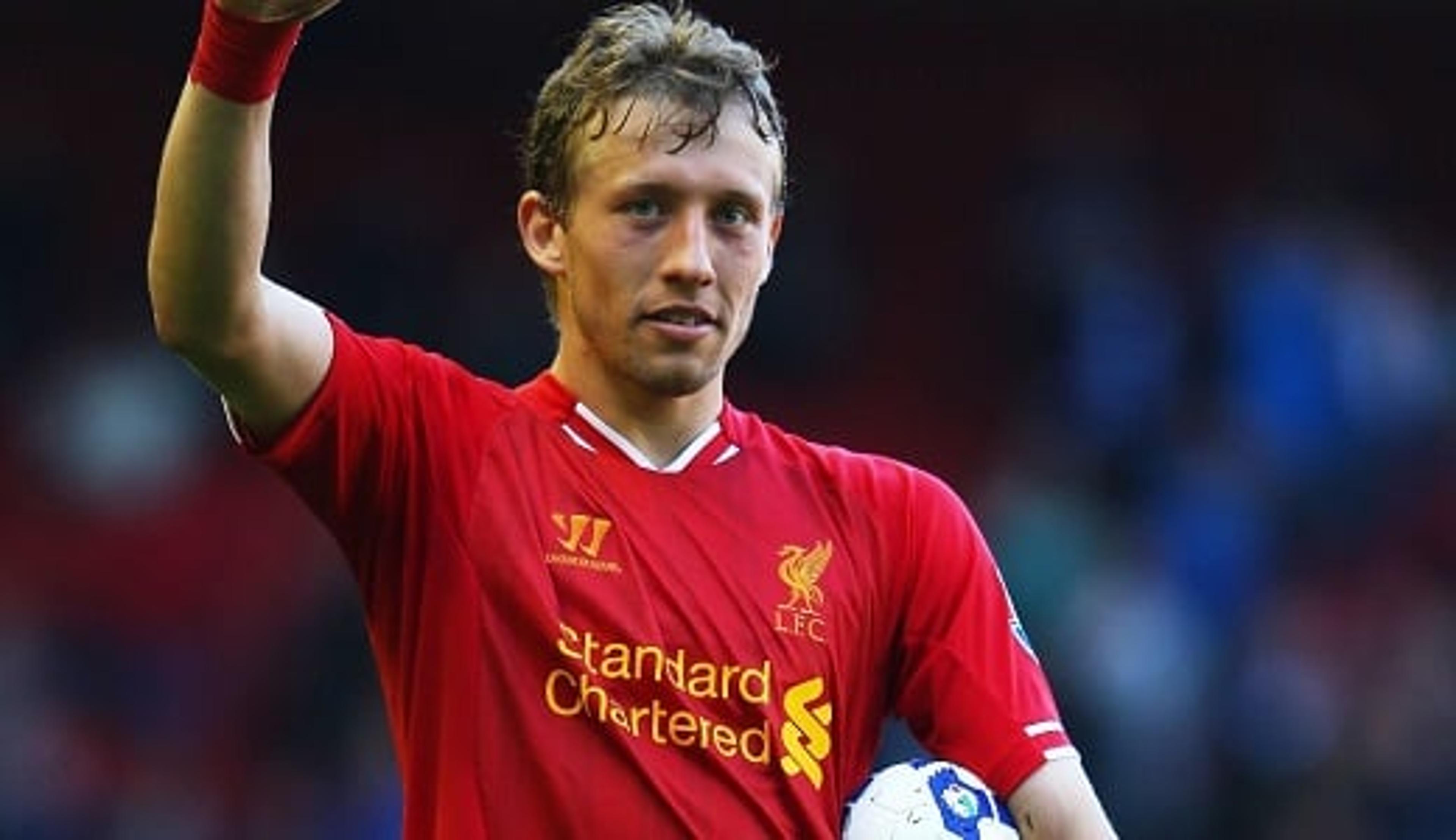 Liverpool aceita proposta da Lazio pelo volante Lucas Leiva