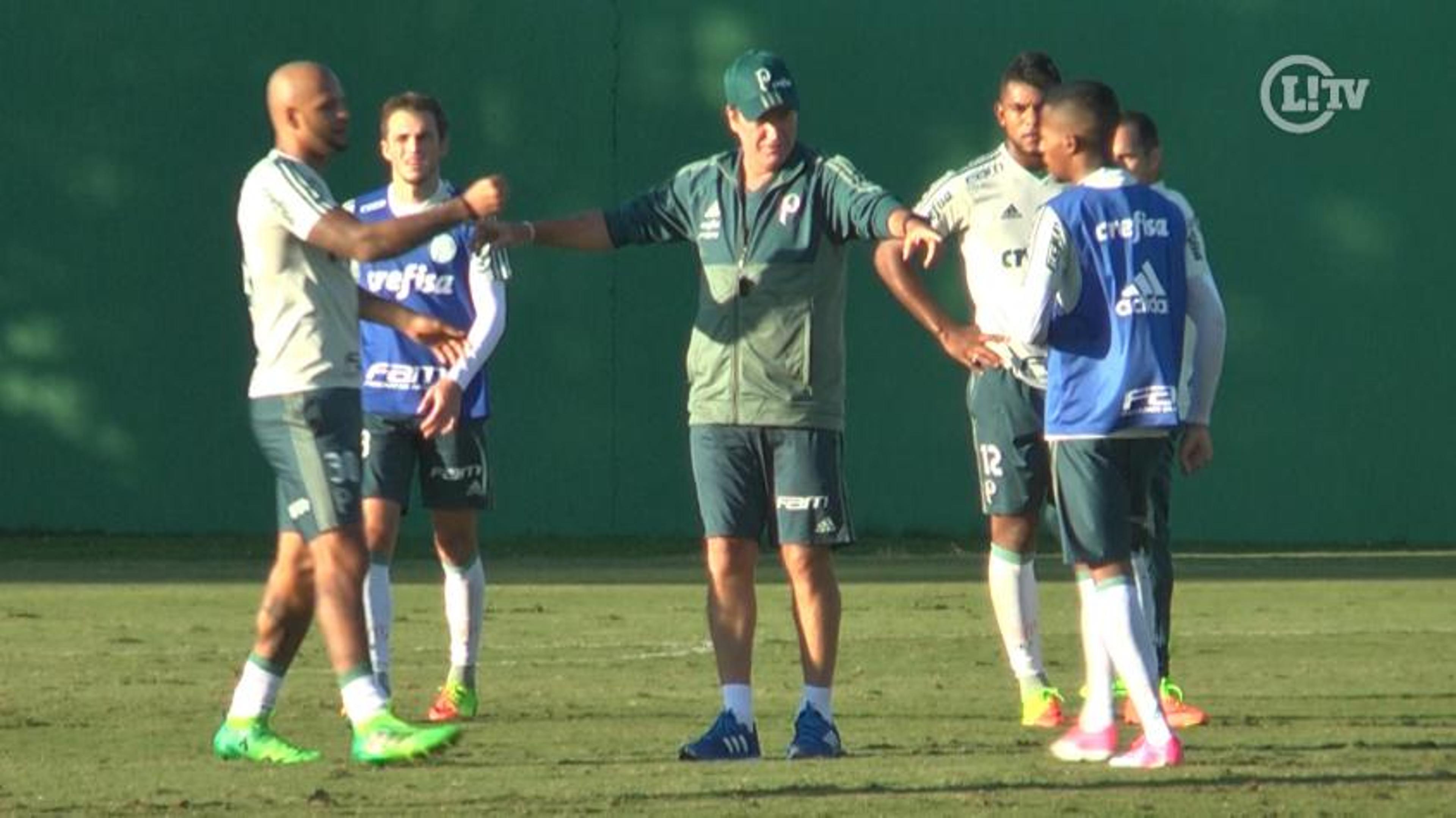 Cuca comanda primeiro treino em retorno ao Palmeiras. Assista!